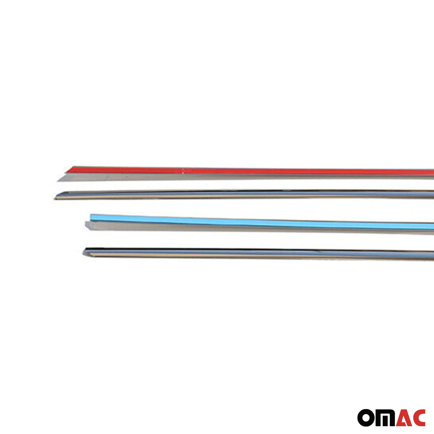 2012-2019 BMW 1 Series F20 Window Molding Trim Streamer Stainless Steel 4x - Image 7