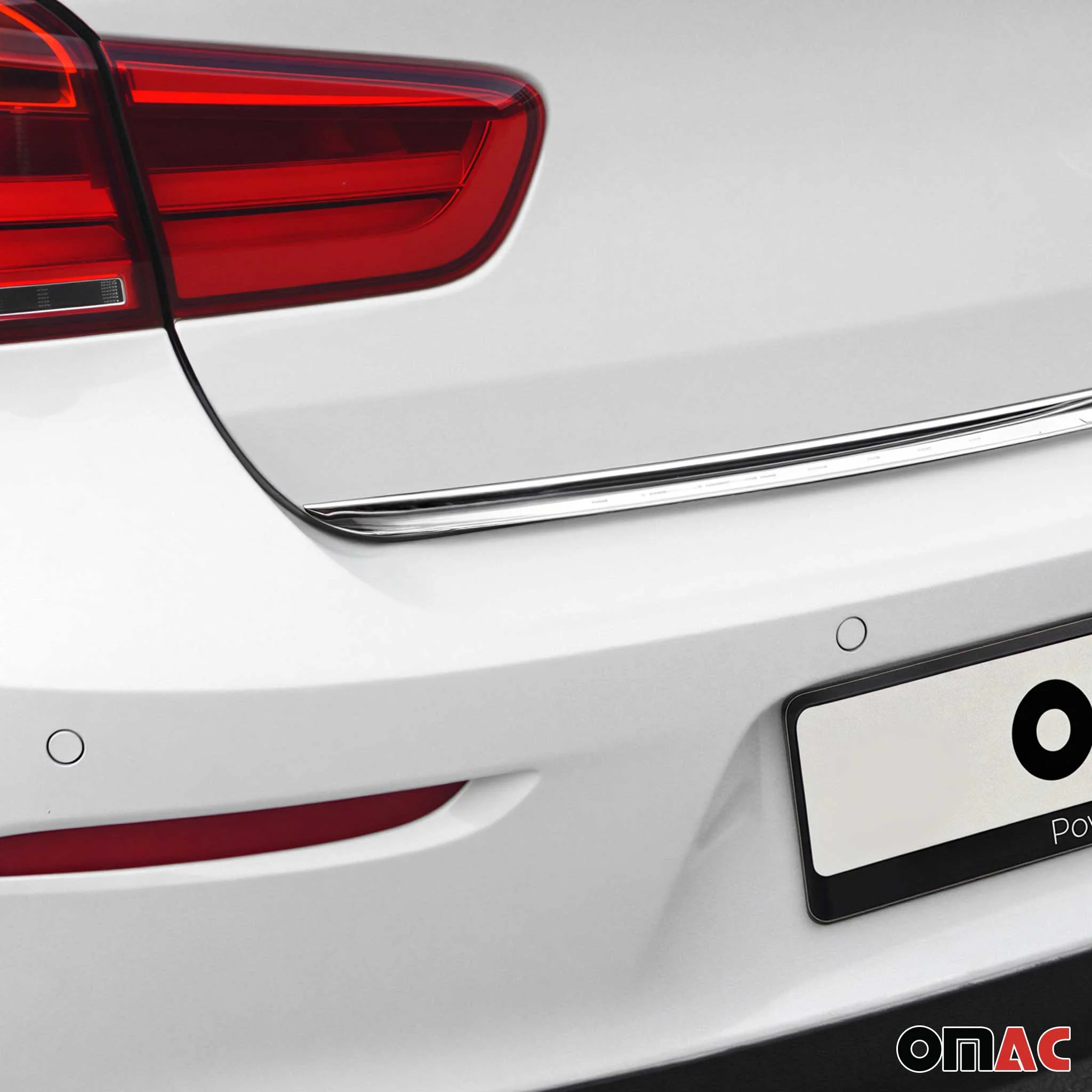 2012-2019 BMW 1 Series F20 F21 Rear Trunk Molding Trim Stainless Steel Silver - Image 3