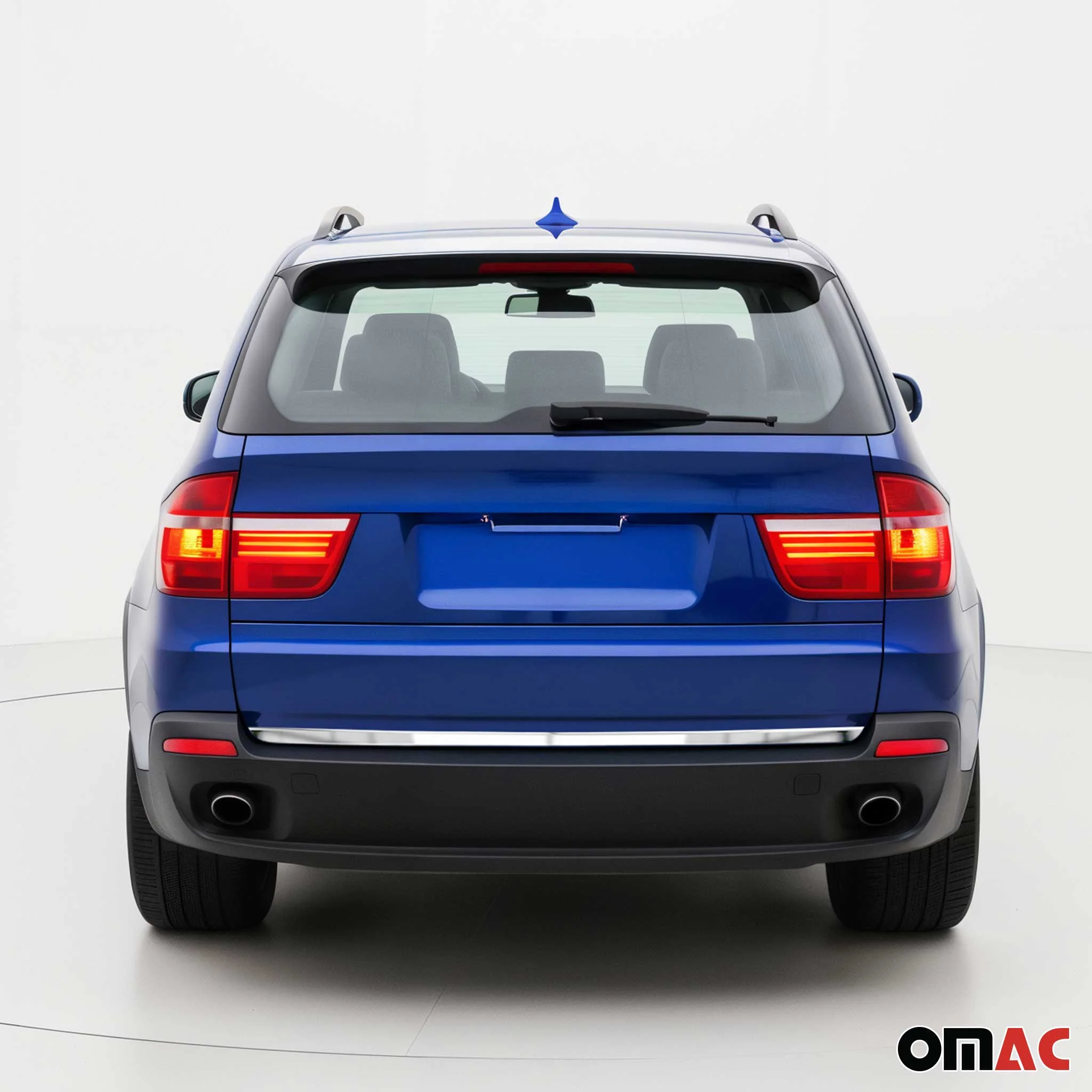 2007-2013 BMW X5 E70 Rear Trunk Molding Trim Stainless Steel Silver 1Pc - Image 2