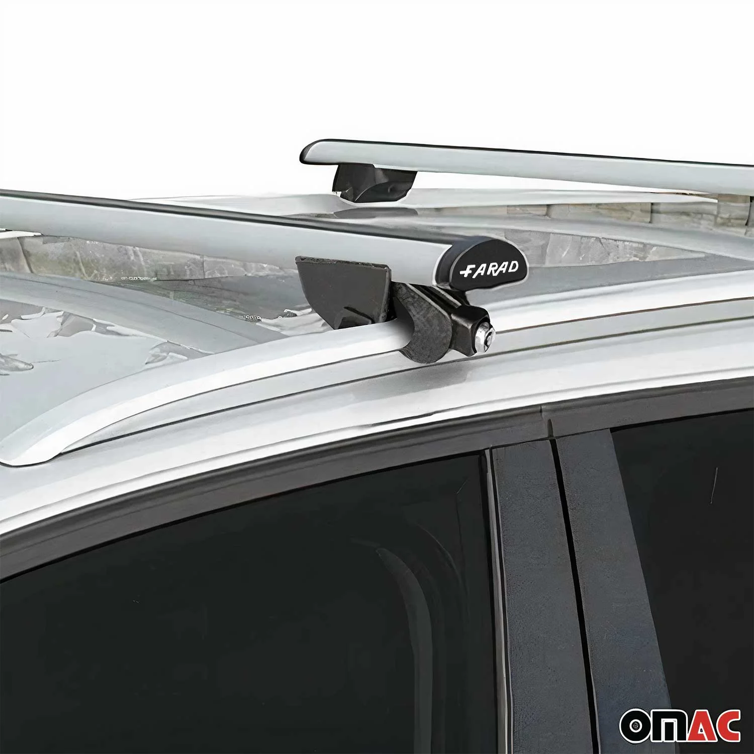 2015-2019 BMW X6 F16 Roof Rack Cross Bars Silver - Image 4
