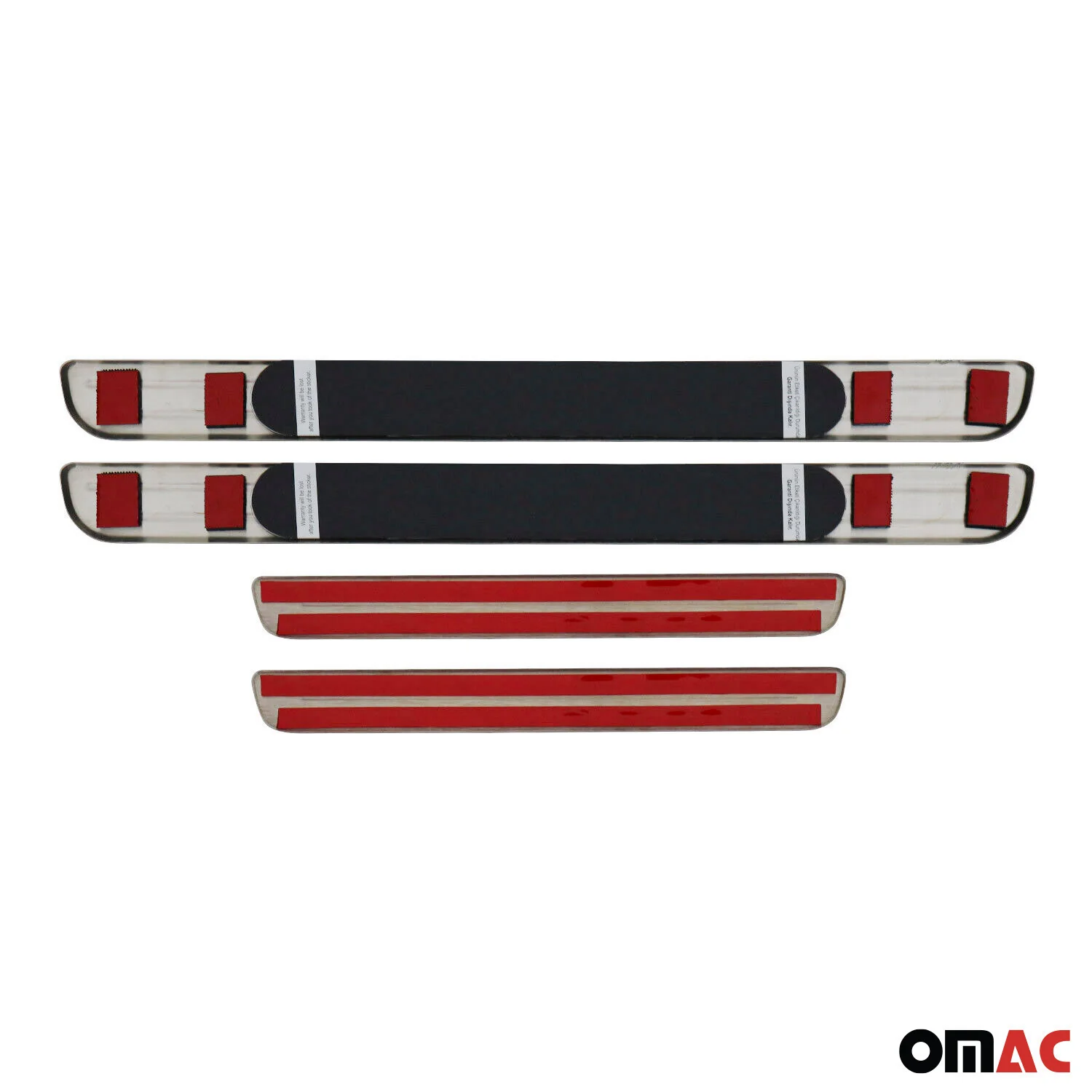 Door Sill Cover Illuminated Sport Brushed Chrome S.Steel 4 Pcs - Image 5