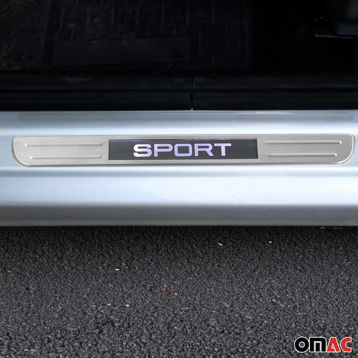 2013-2016 Ford Escape Door Sill Scuff Plate Illuminated Sport Stainless Steel 2Pcs - Image 2