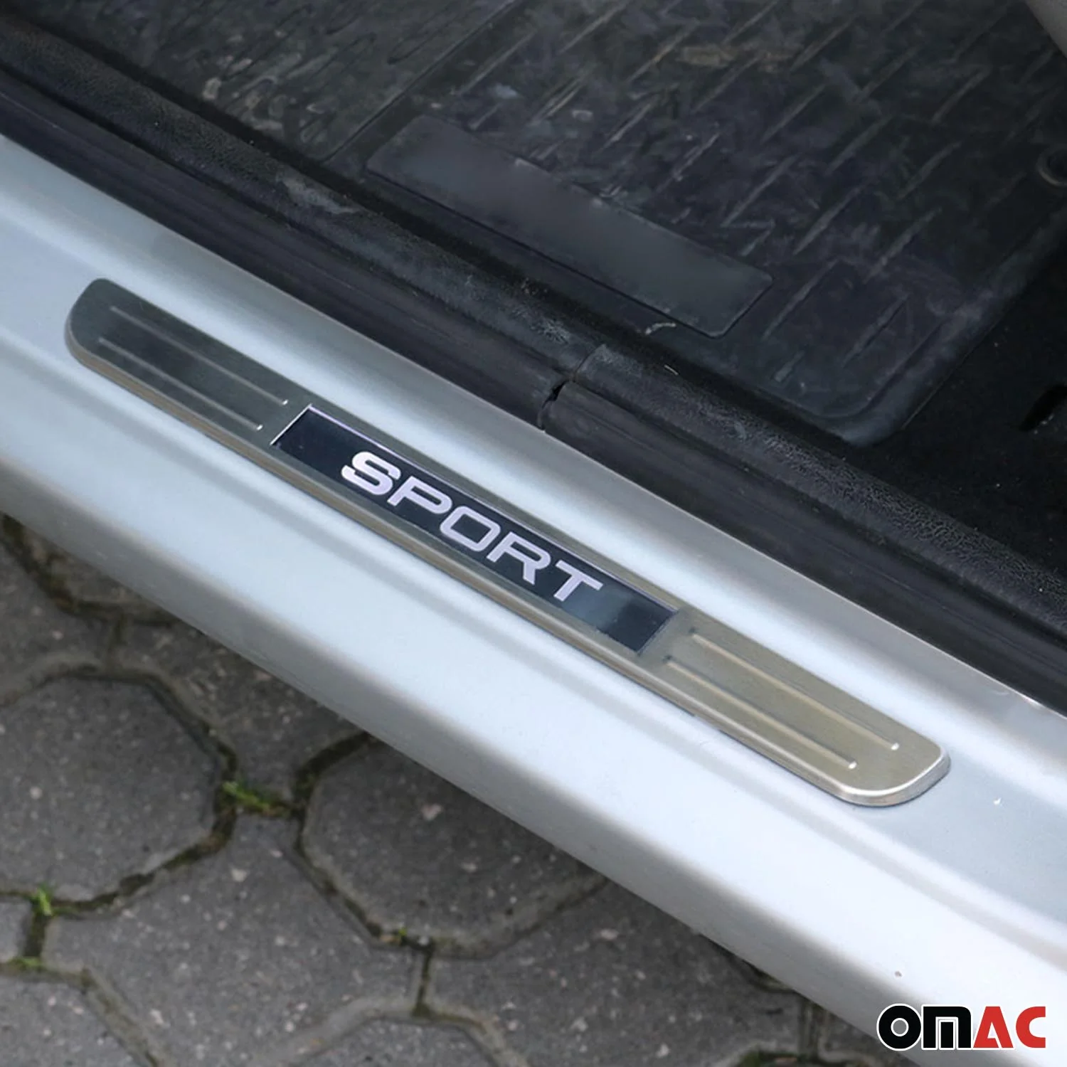 Chrysler PT Cruiser Door Sill Scuff Plate Illuminated Sport Stainless Steel Silver 2 Pcs - Image 2