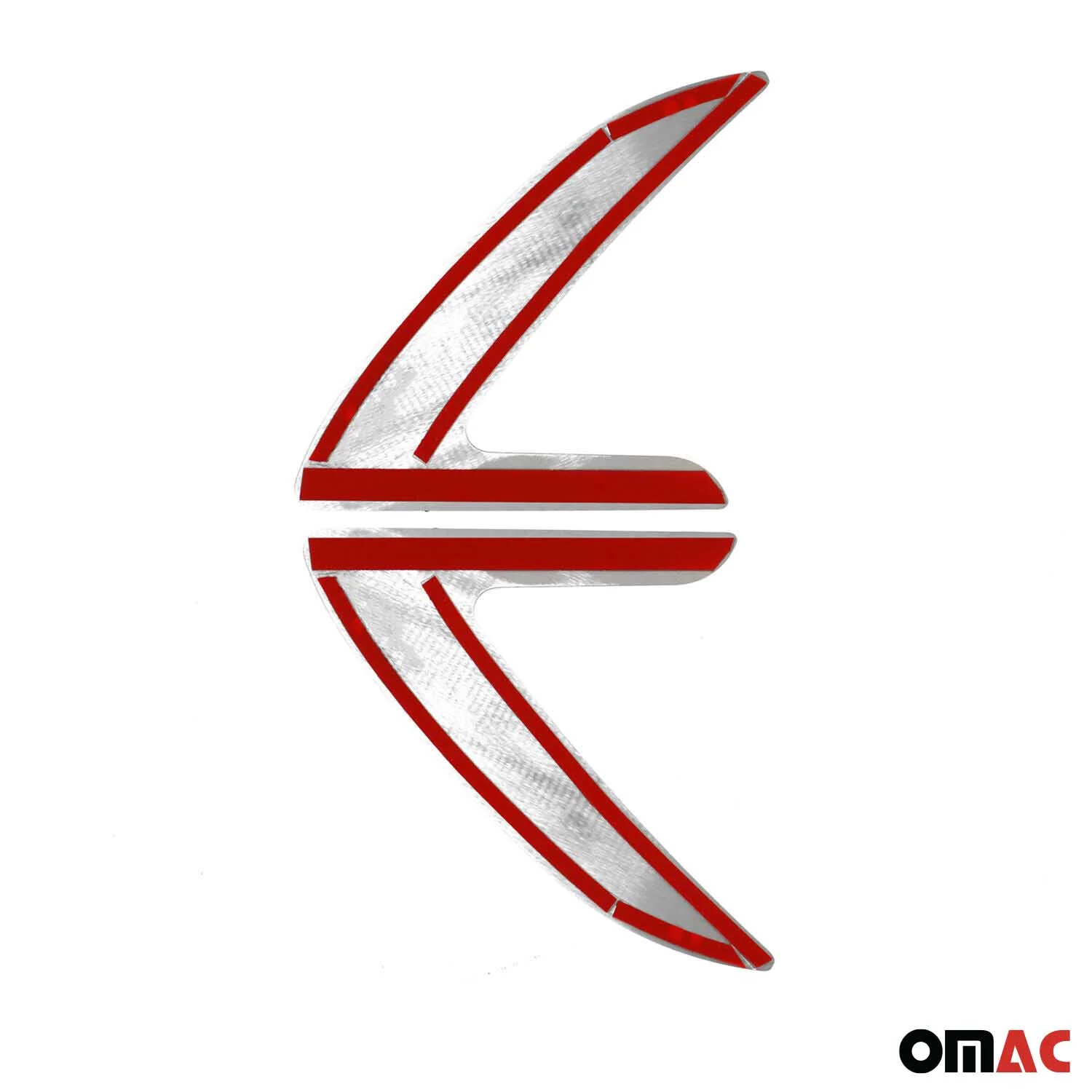 GMC Side Door Molding Trim Decorative Stainless Steel Silver 2 Pcs - Image 8