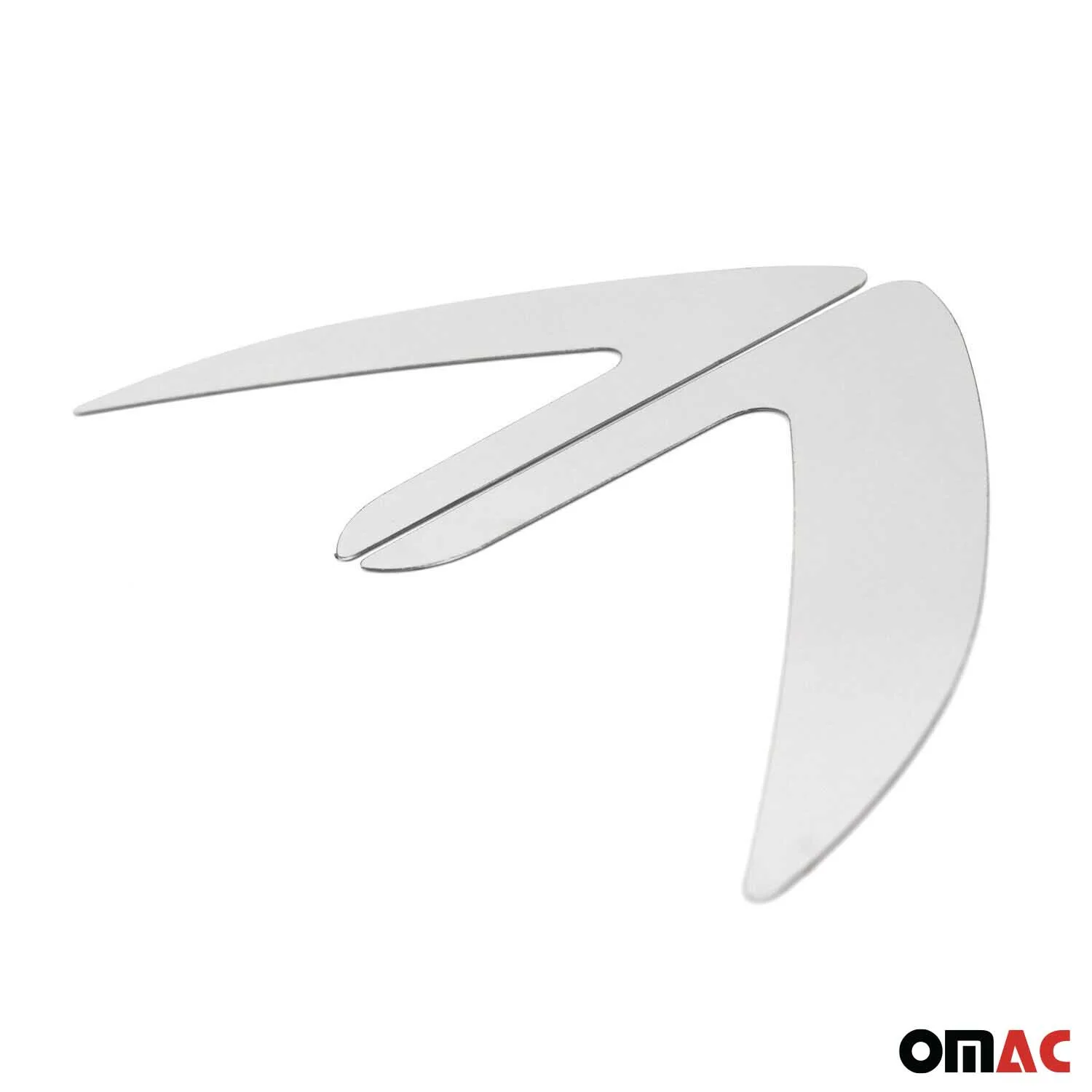 Hyundai Side Door Molding Trim Decorative Stainless Steel Silver 2 Pcs - Image 7