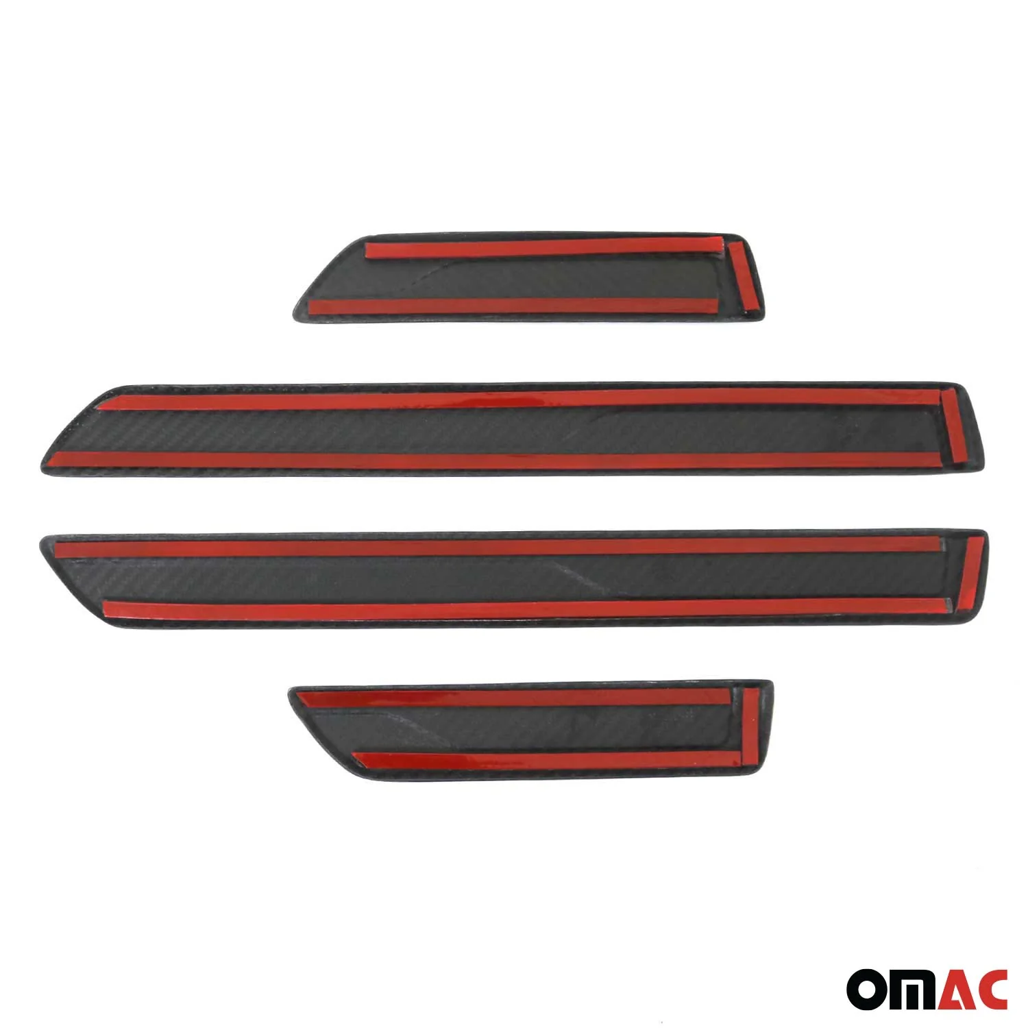 Hyundai Door Sill Scuff Plate Scratch Protector Carbon Fiber Edition 4 Pcs - Image 5