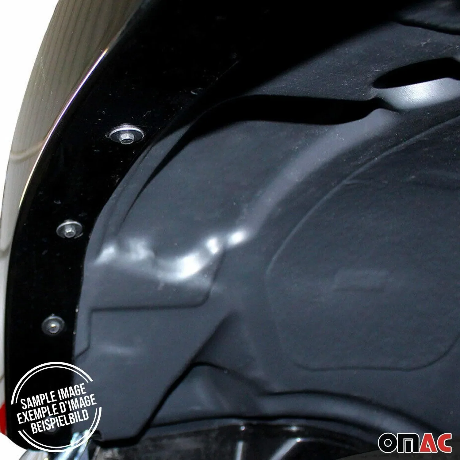 2021-2023 Kia Rio Rear Set Wheel Arch Liner Splash Fender Guard Black 2 Pcs - Image 6