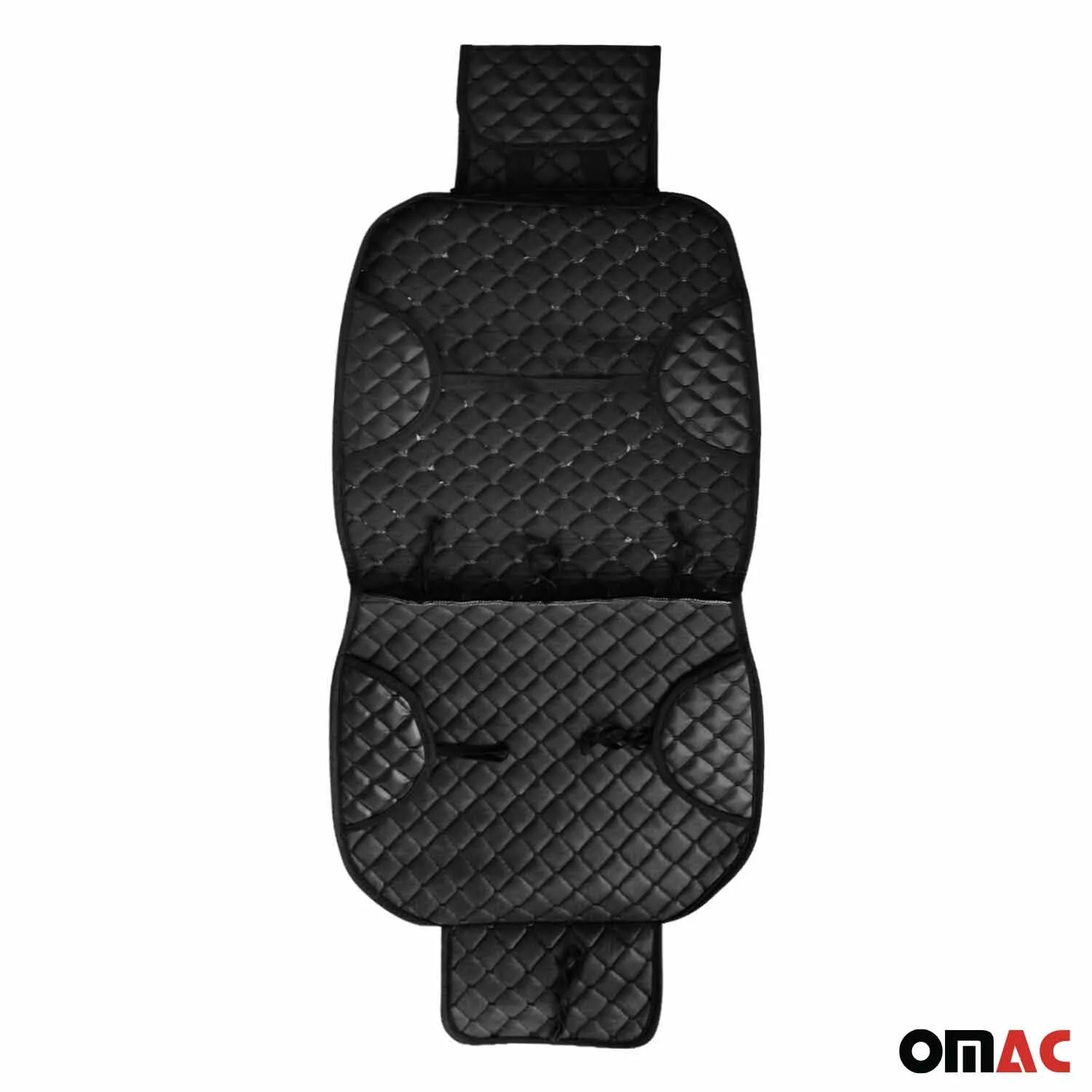 1996-2002 BMW Z3 Leather Breathable Front Seat Cover Pads Black - Image 9