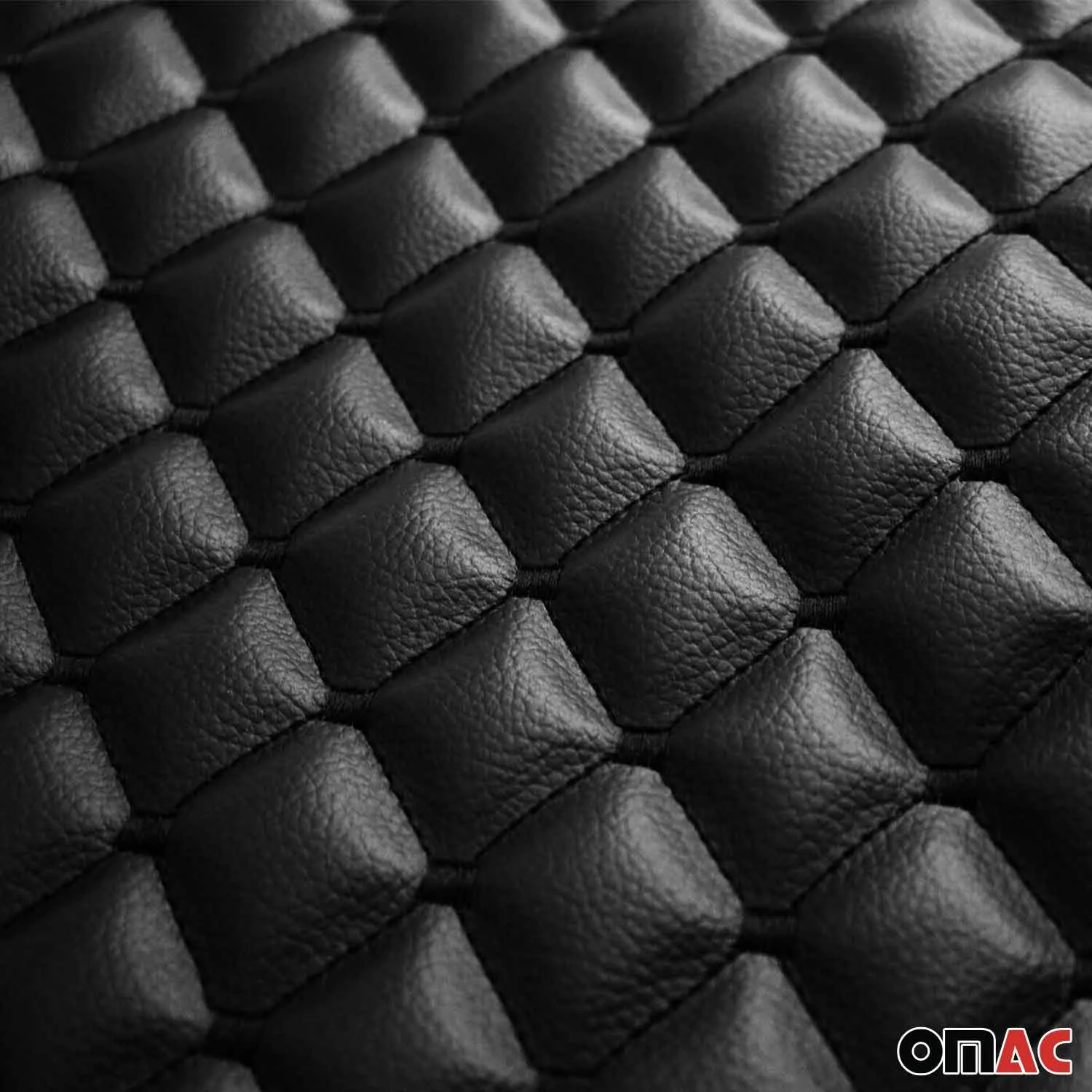 Chevrolet Avalanche Leather Breathable Front Seat Cover Pads Black - Image 5