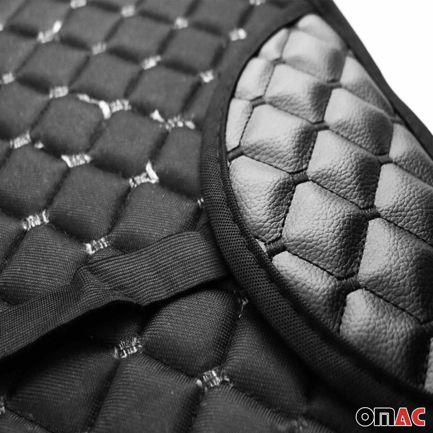 Nissan Altima Leather Breathable Front Seat Cover Pads Black - Image 6