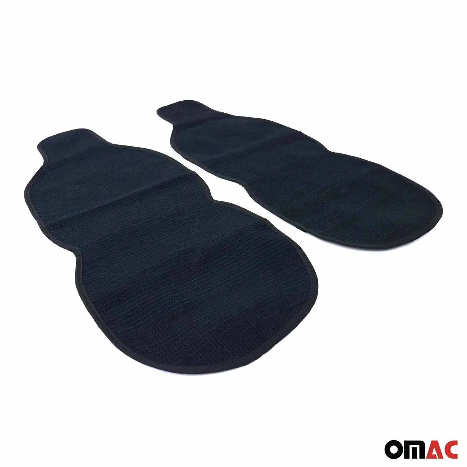 RAM Antiperspirant Front Seat Cover Pads Black Dark Blue 2 Pcs - Image 4