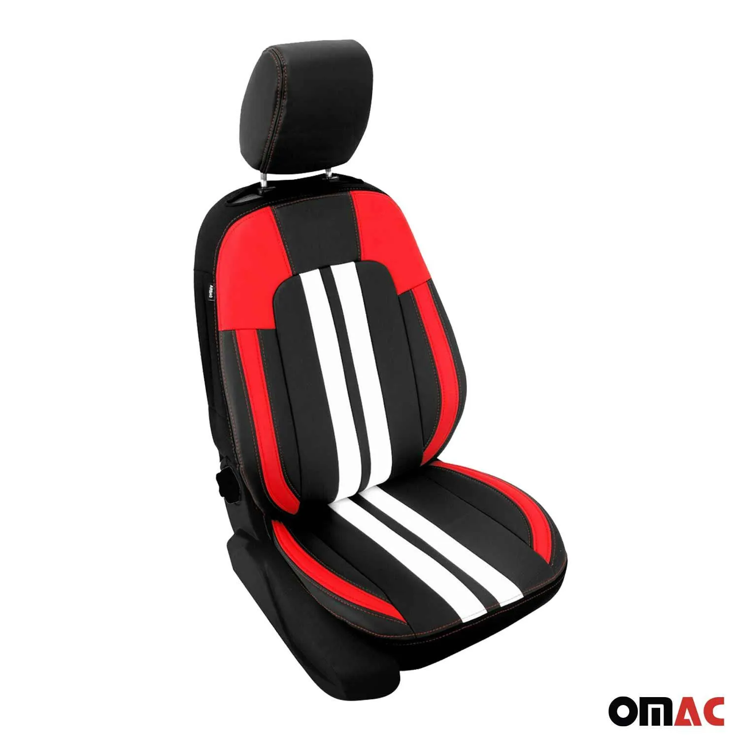 Tesla Front Car Seat Covers Protector Black White Breathable Cotton - Image 7