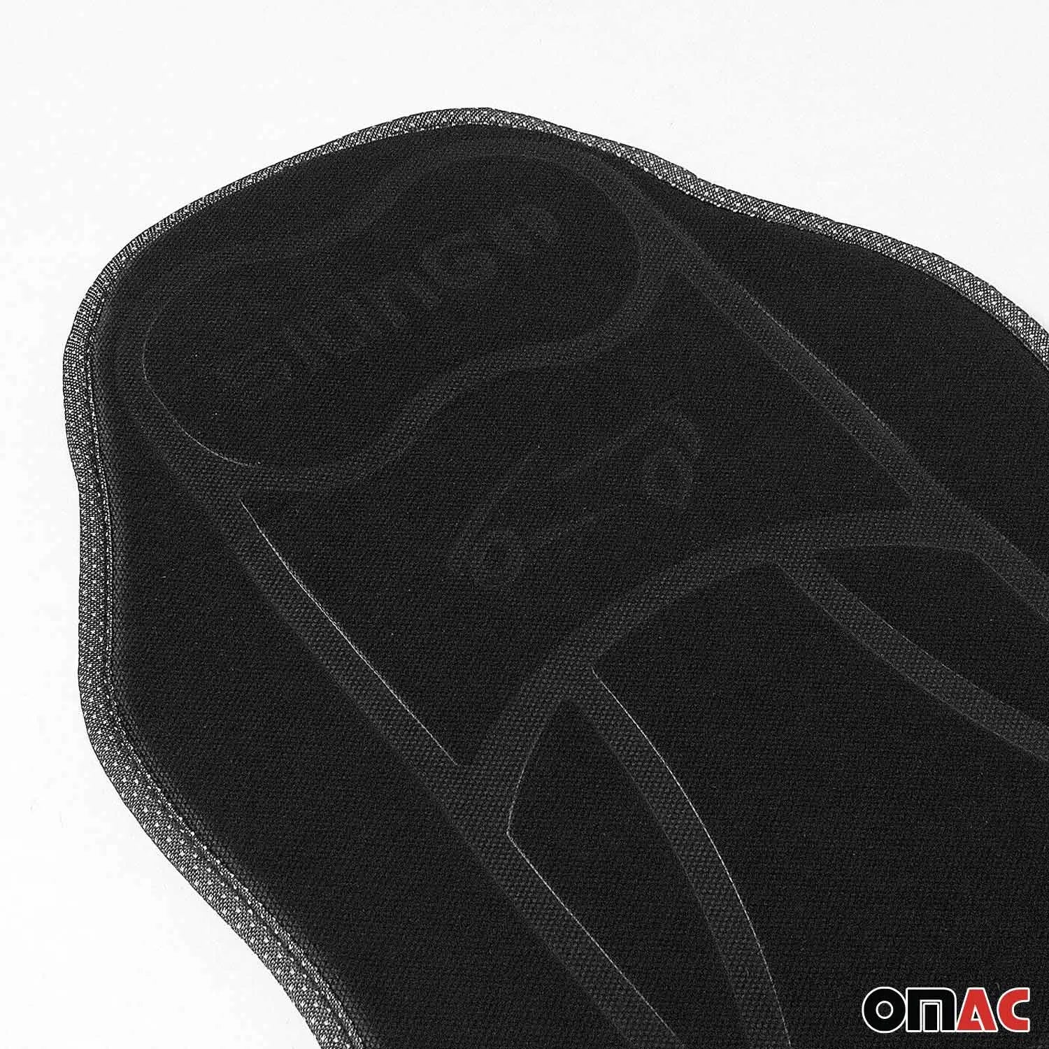 Mazda Car Seat Protector Cushion Cover Mat Pad Black Black 2 Pcs - Image 5