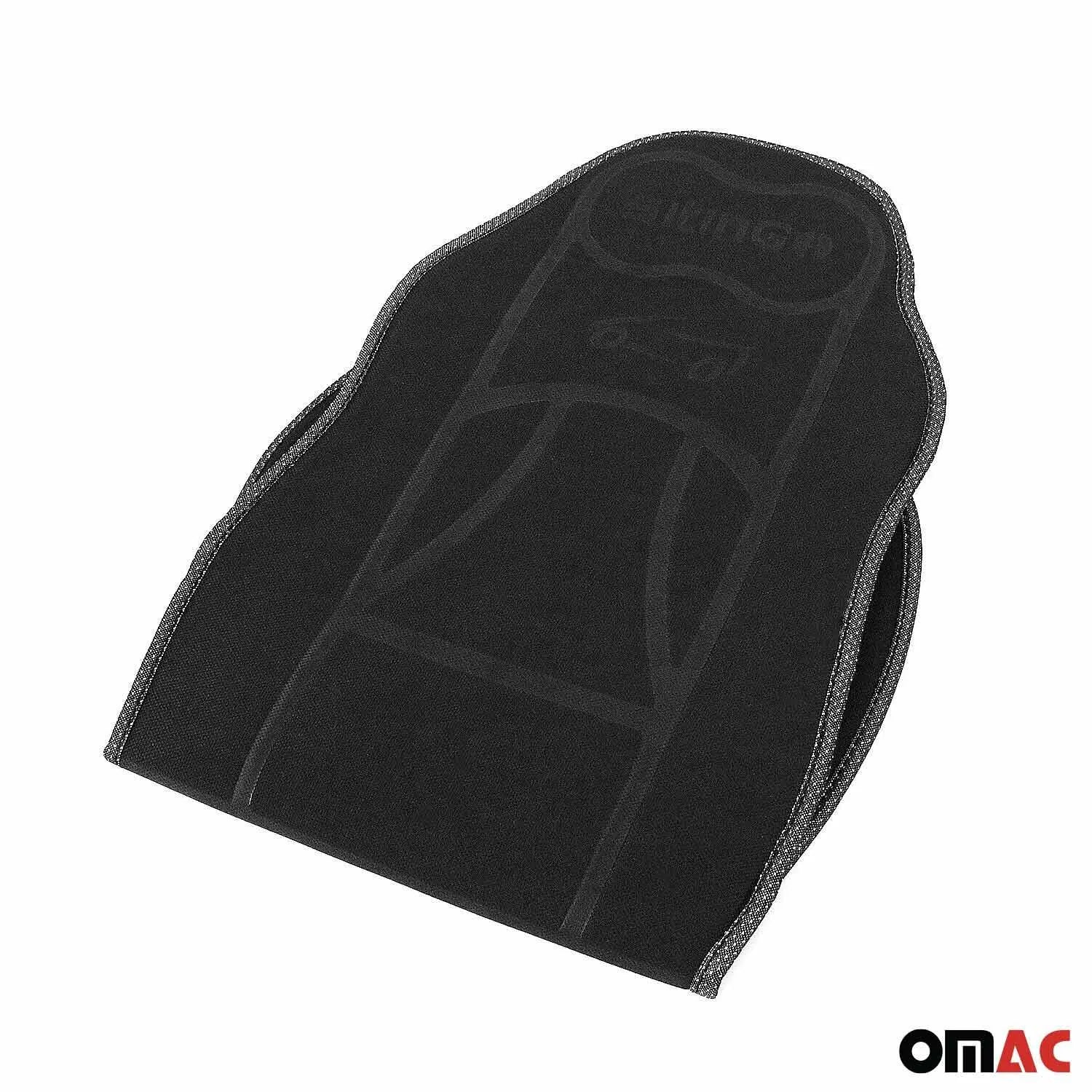 Pontiac Car Seat Protector Cushion Cover Mat Pad Black Black 2 Pcs - Image 6