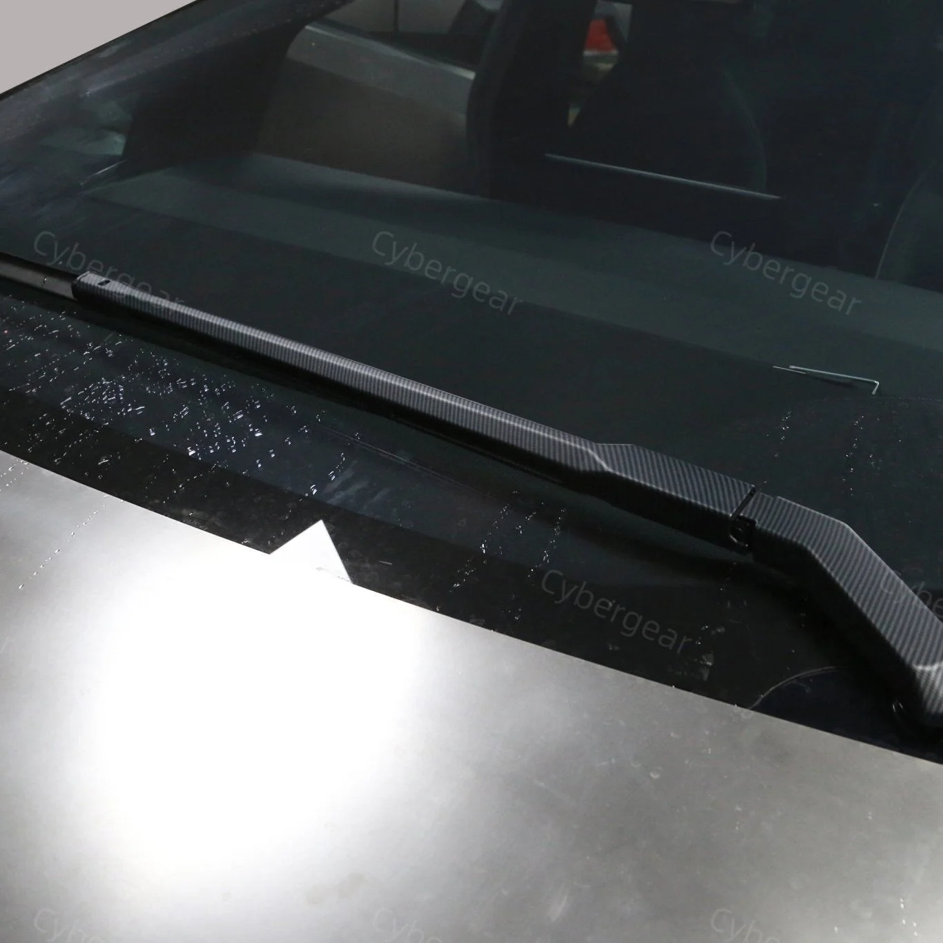 [Carbon Fiber Pattern ABS] Wiper Protection Trim Cover For Cybertruck - Image 3