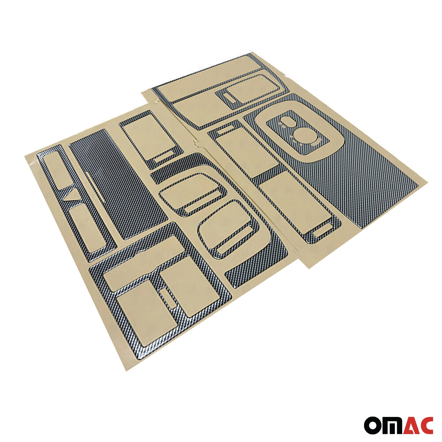 1997-2001 Audi A6 C5 All Models 4B Carbon Look Dashboard Console Trim Kit - Image 5