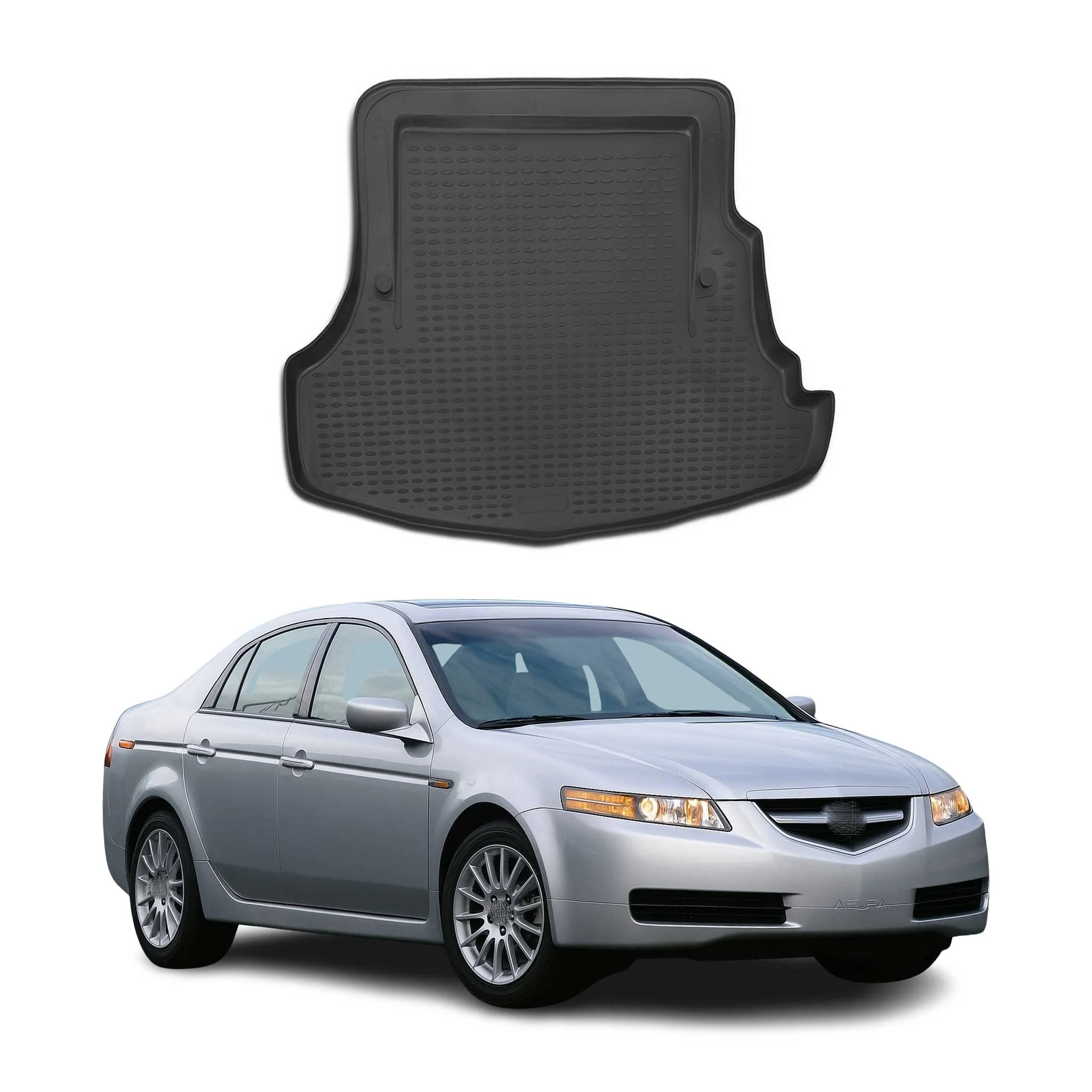 2004-2008 Acura TL Cargo Liner Trunk Mat All Weather Black