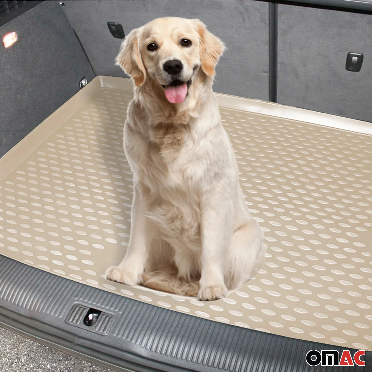 2007-2016 Volvo S80 Cargo Liner Trunk Mat All Weather Beige - Image 9