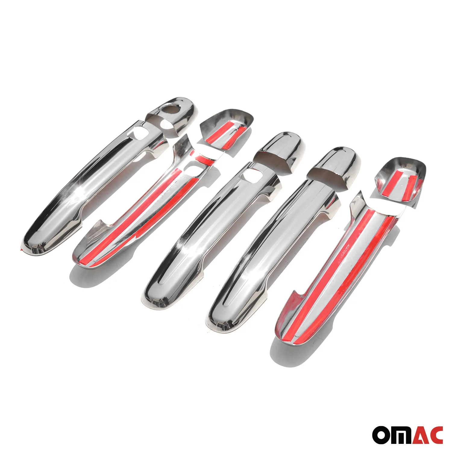 2006-2012 Toyota RAV4 Car Door Handle Cover Protector Stainless Steel Chrome Keyless - Image 5