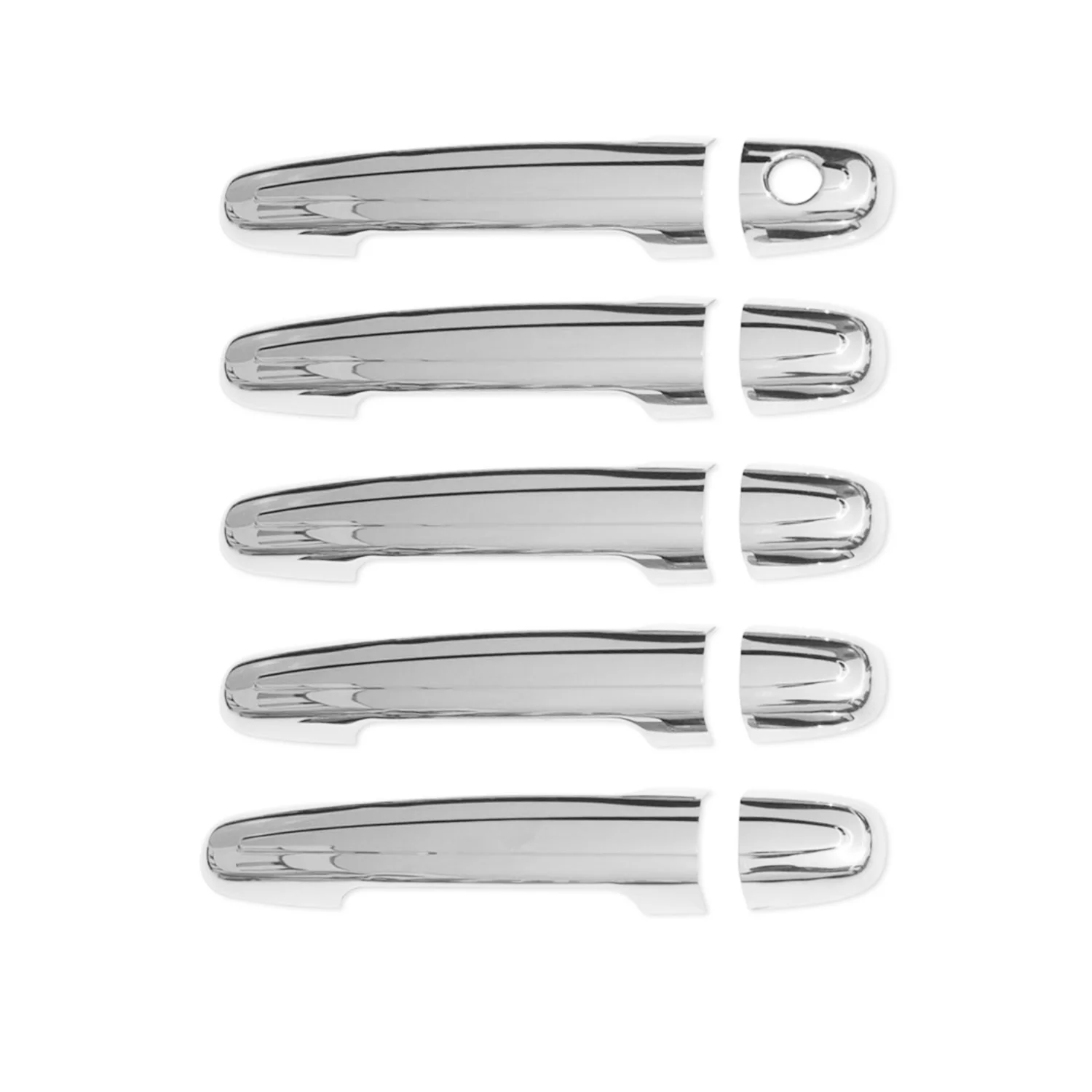 2006-2012 Toyota RAV4 Car Door Handle Cover Protector Stainless Steel Chrome 10 Pcs - Image 6
