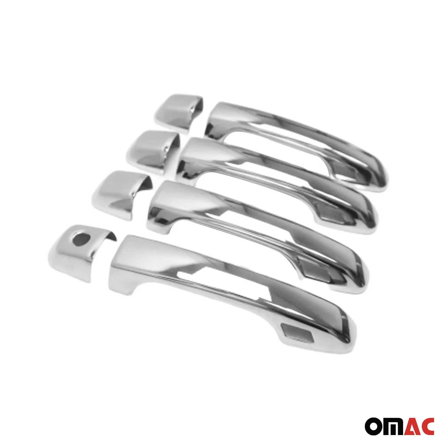 2016-2021 Toyota Land Cruiser Car Door Handle Cover Protector Stainless Steel 8 Pcs - Image 7