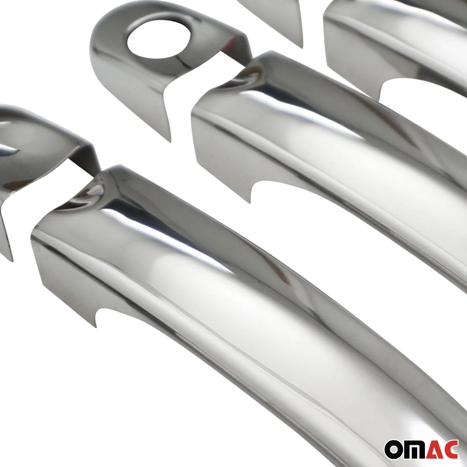 2011-2018 VW Touareg Car Door Handle Cover Protector Stainless Steel Chrome 8 Pcs - Image 8