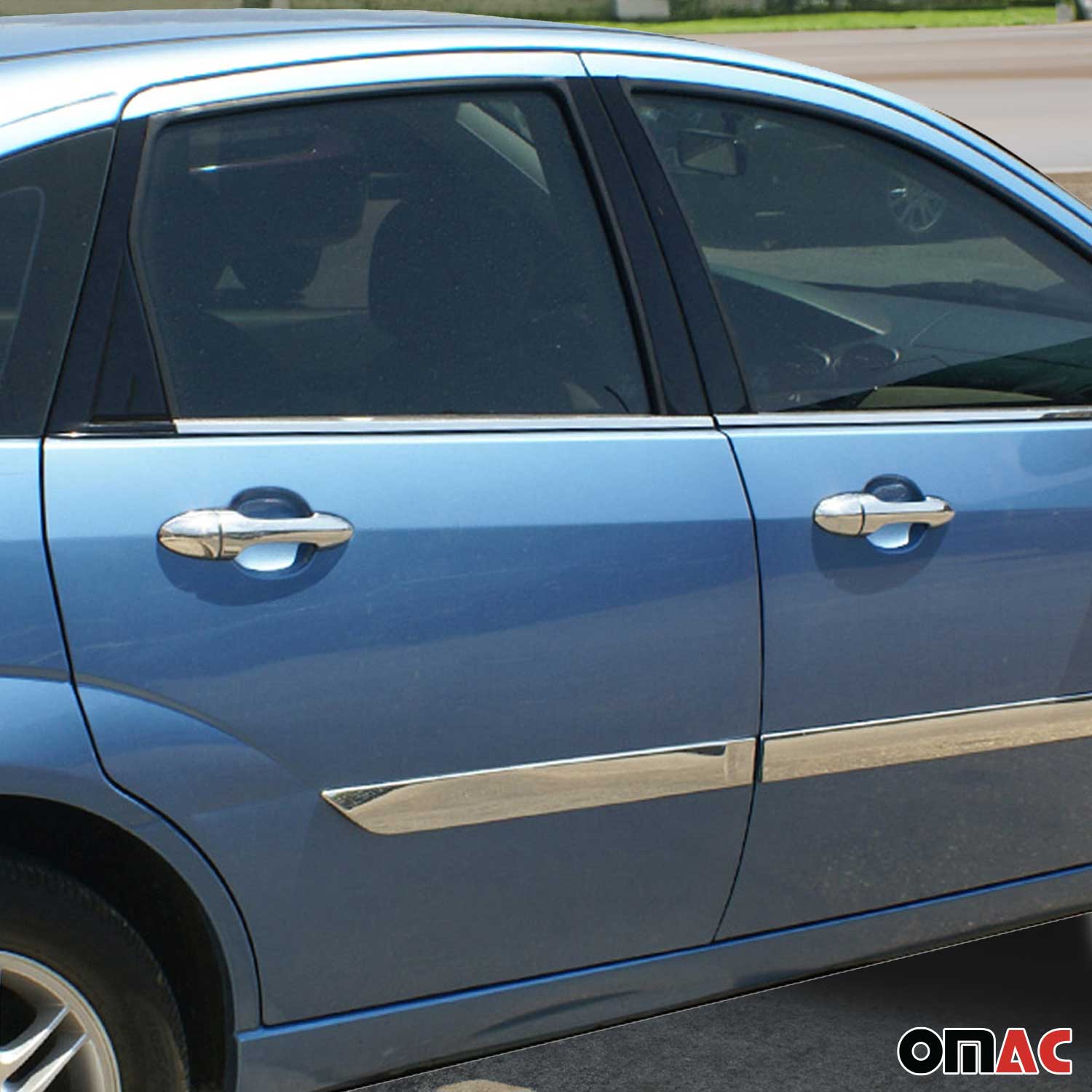2000-2007 Ford Focus Hatchback Car Door Handle Cover Protector Stainless Steel - Image 3