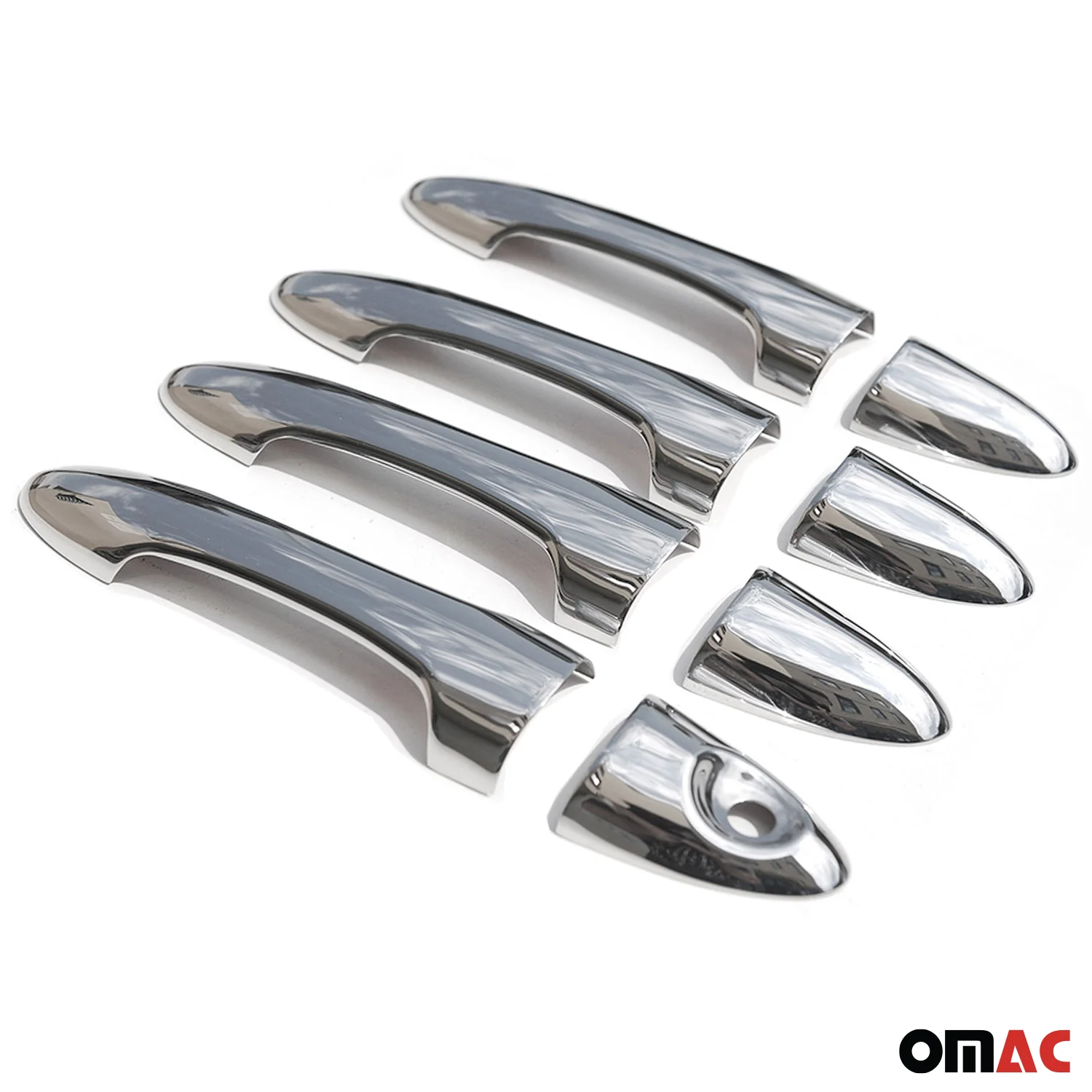 2000-2007 Ford Focus Hatchback Car Door Handle Cover Protector Stainless Steel - Image 7