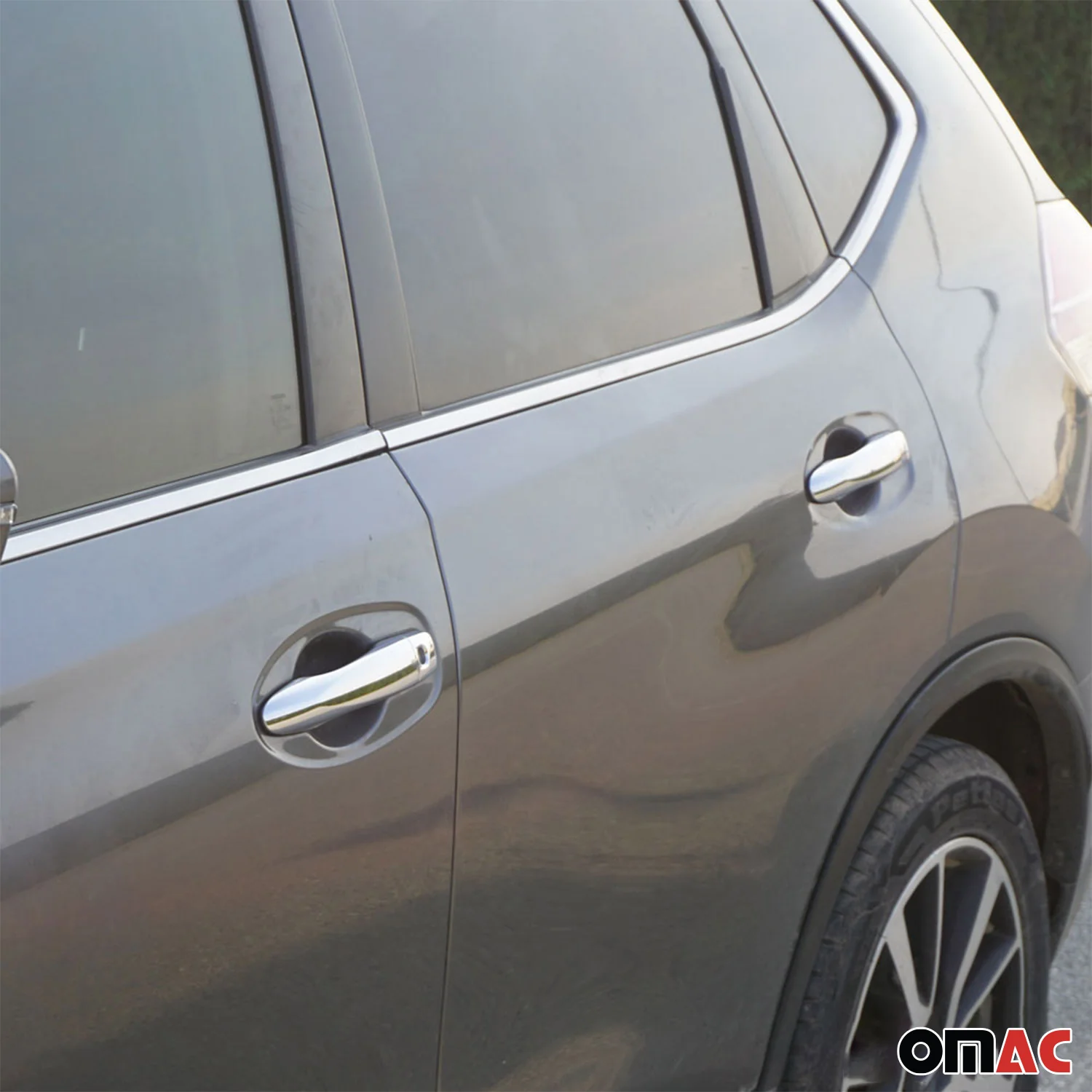 2014-2020 Nissan Rogue Car Door Handle Cover Protector Stainless Steel Chrome 8 Pcs - Image 3