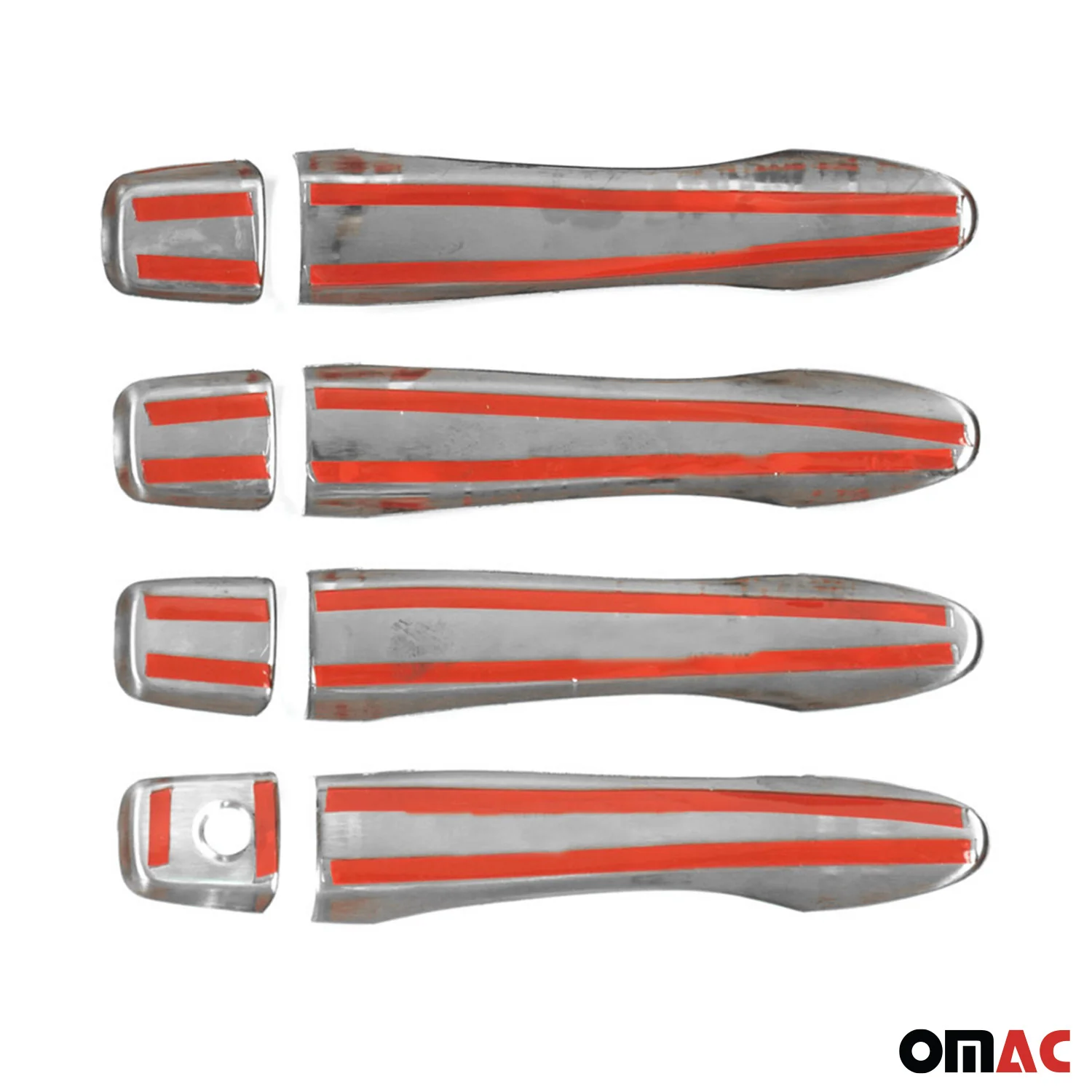 2014-2020 Nissan Rogue Car Door Handle Cover Protector Stainless Steel Chrome 8 Pcs - Image 5