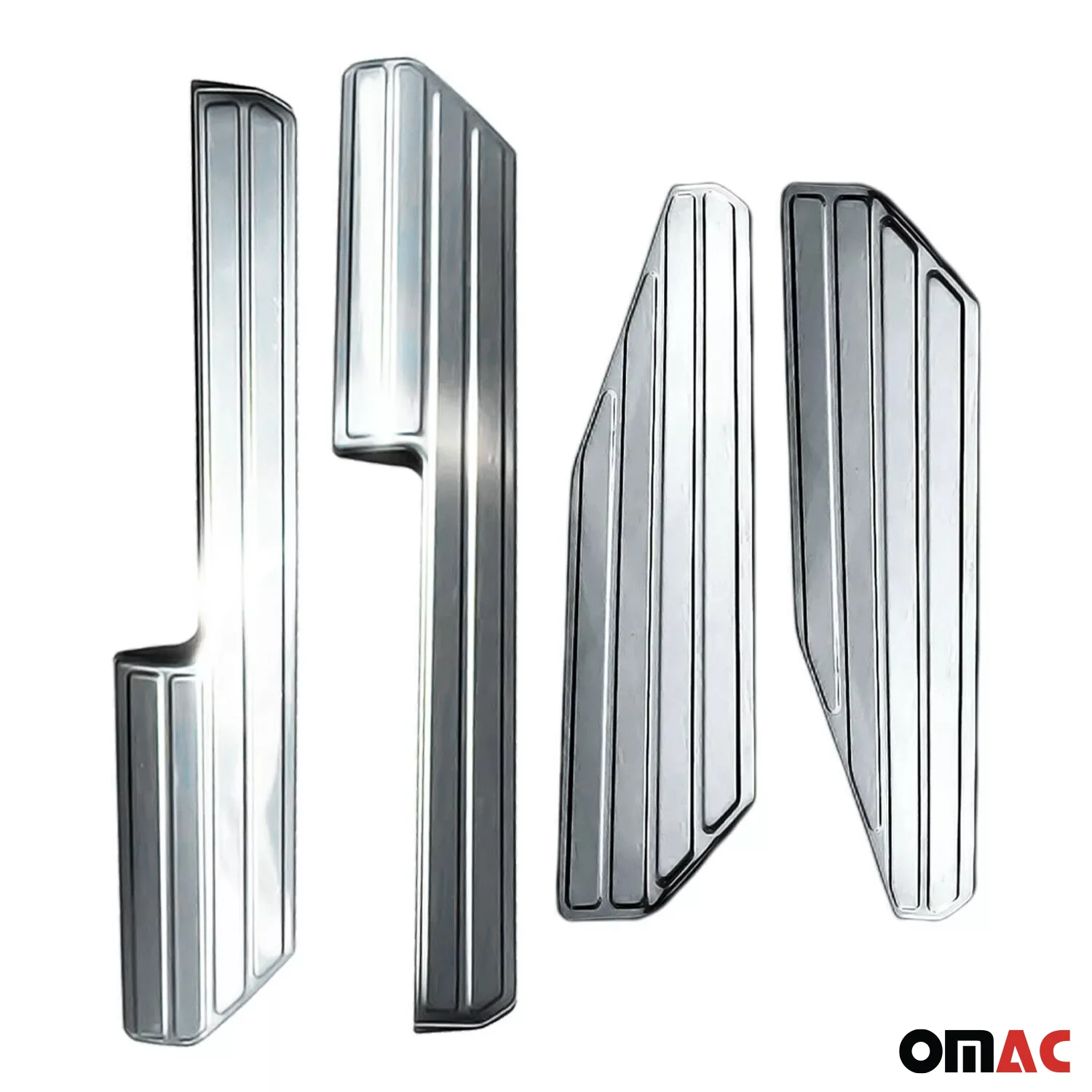2010-2020 VW Amarok Door Sill Scuff Plate Scratch Protector Stainless Steel 4 Pcs - Image 7