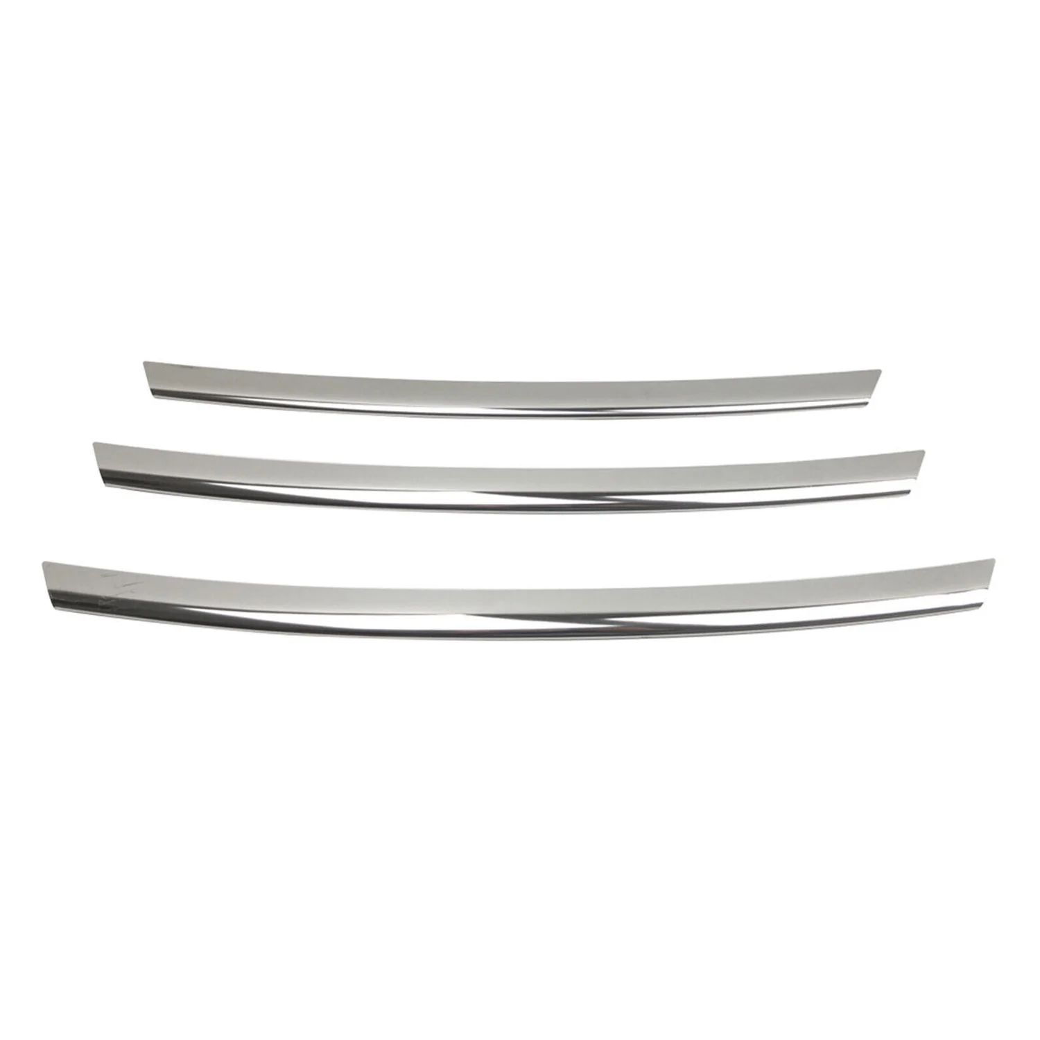 2012-2017 Hyundai Veloster Front Bumper Grill Trim Molding Stainless Steel Silver 3Pcs - Image 6
