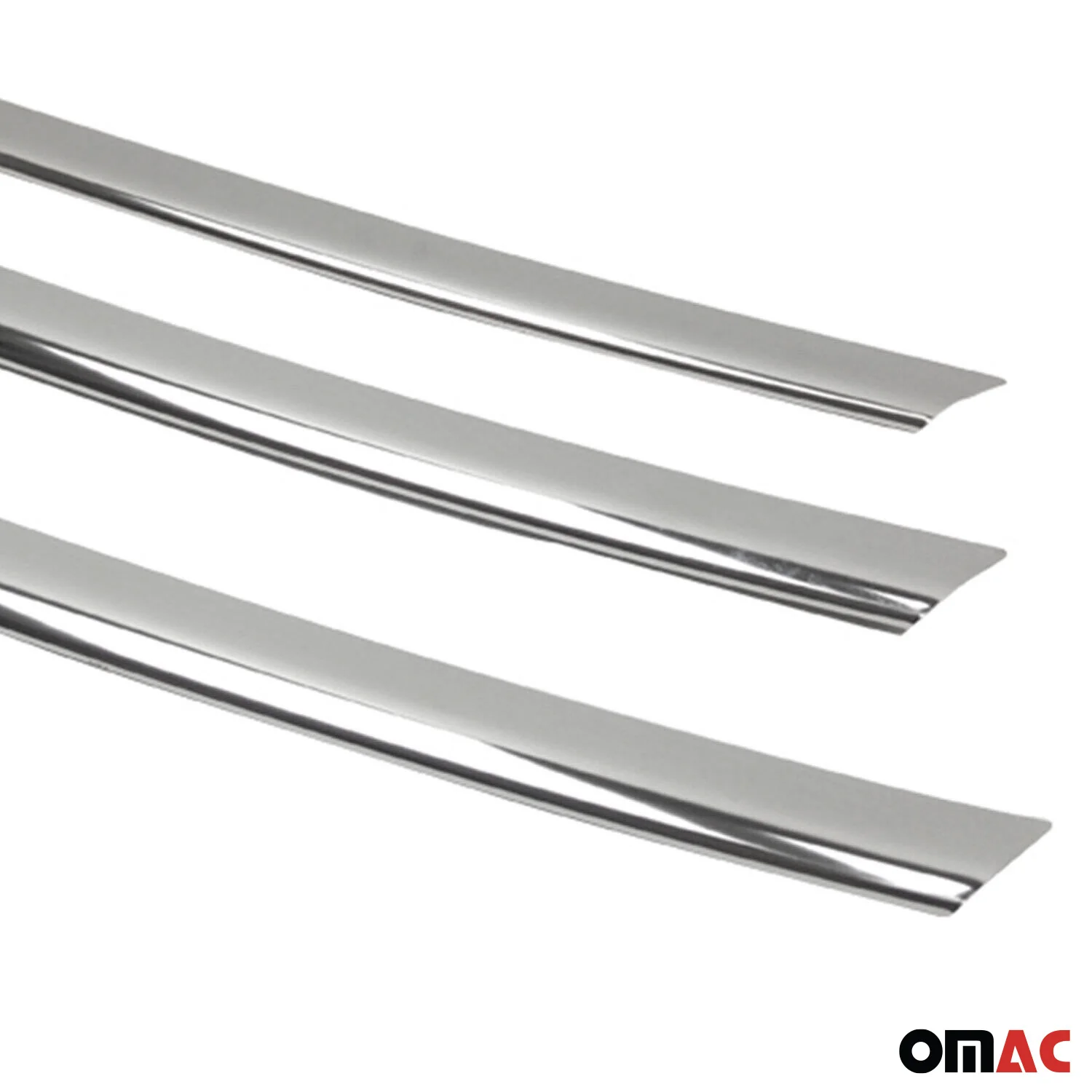 2012-2017 Hyundai Veloster Front Bumper Grill Trim Molding Stainless Steel Silver 3Pcs - Image 8