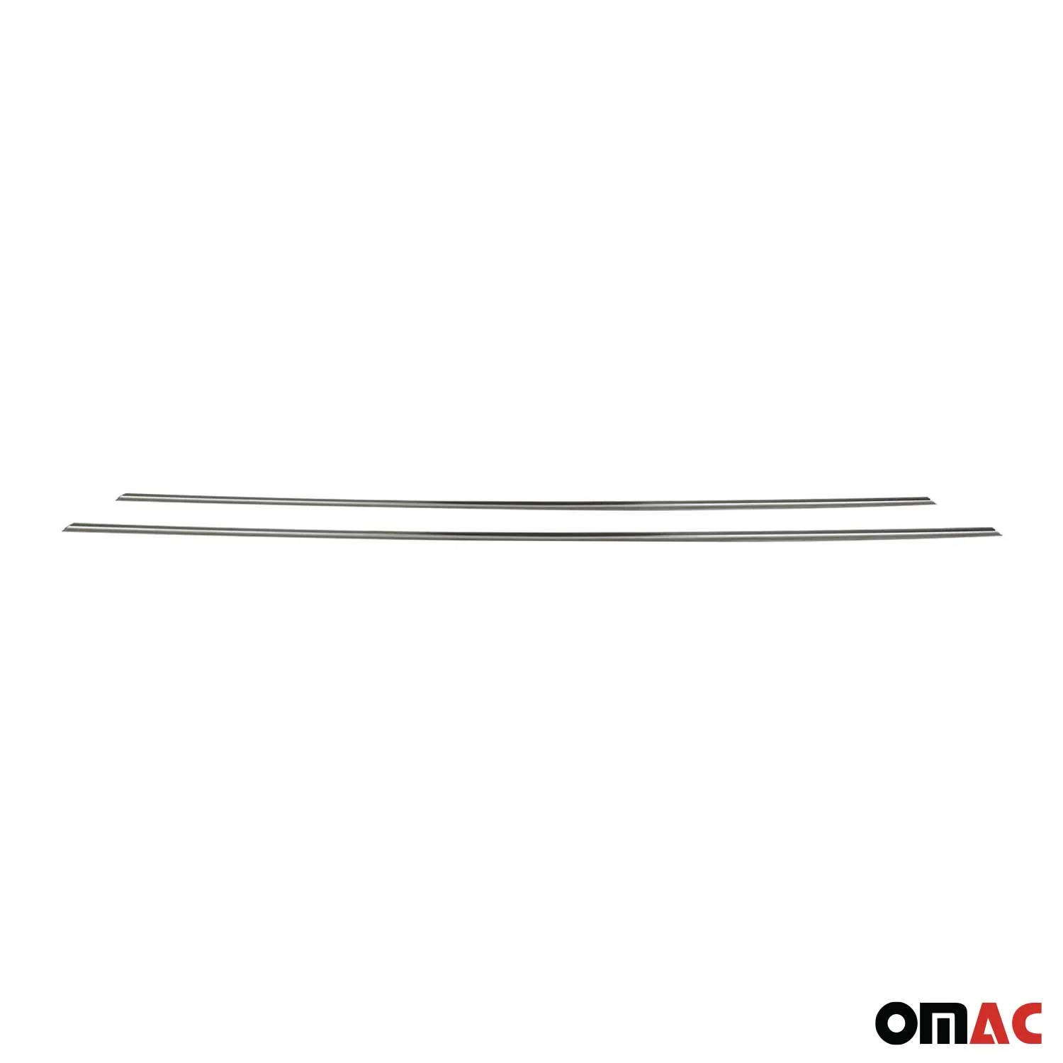 2017-2020 Nissan Rogue Sport Front Bumper Lower Trim Molding Stainless Steel Silver 2Pcs - Image 3