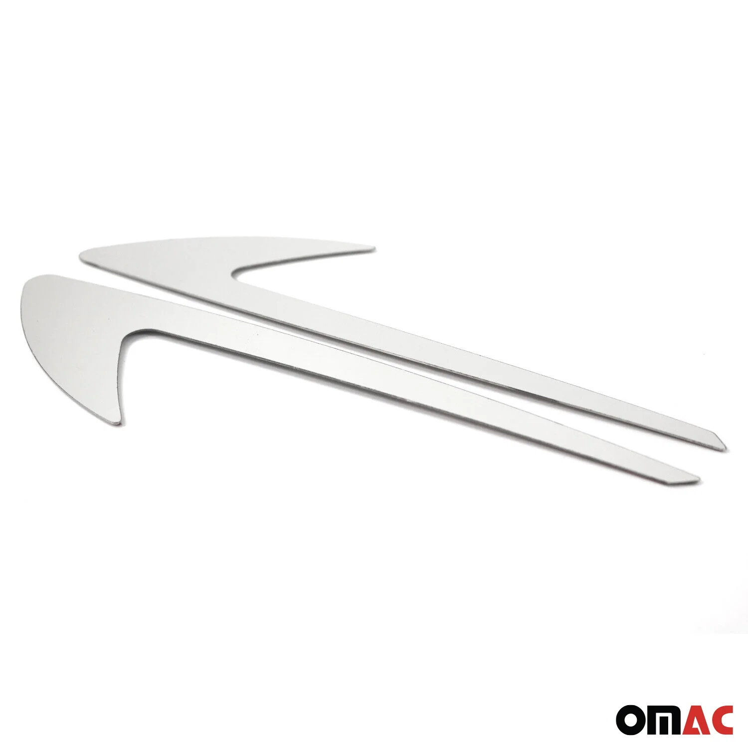 Kia Side Door Molding Trim Skirt Garnish Stainless Steel Gloss 2Pcs - Image 8