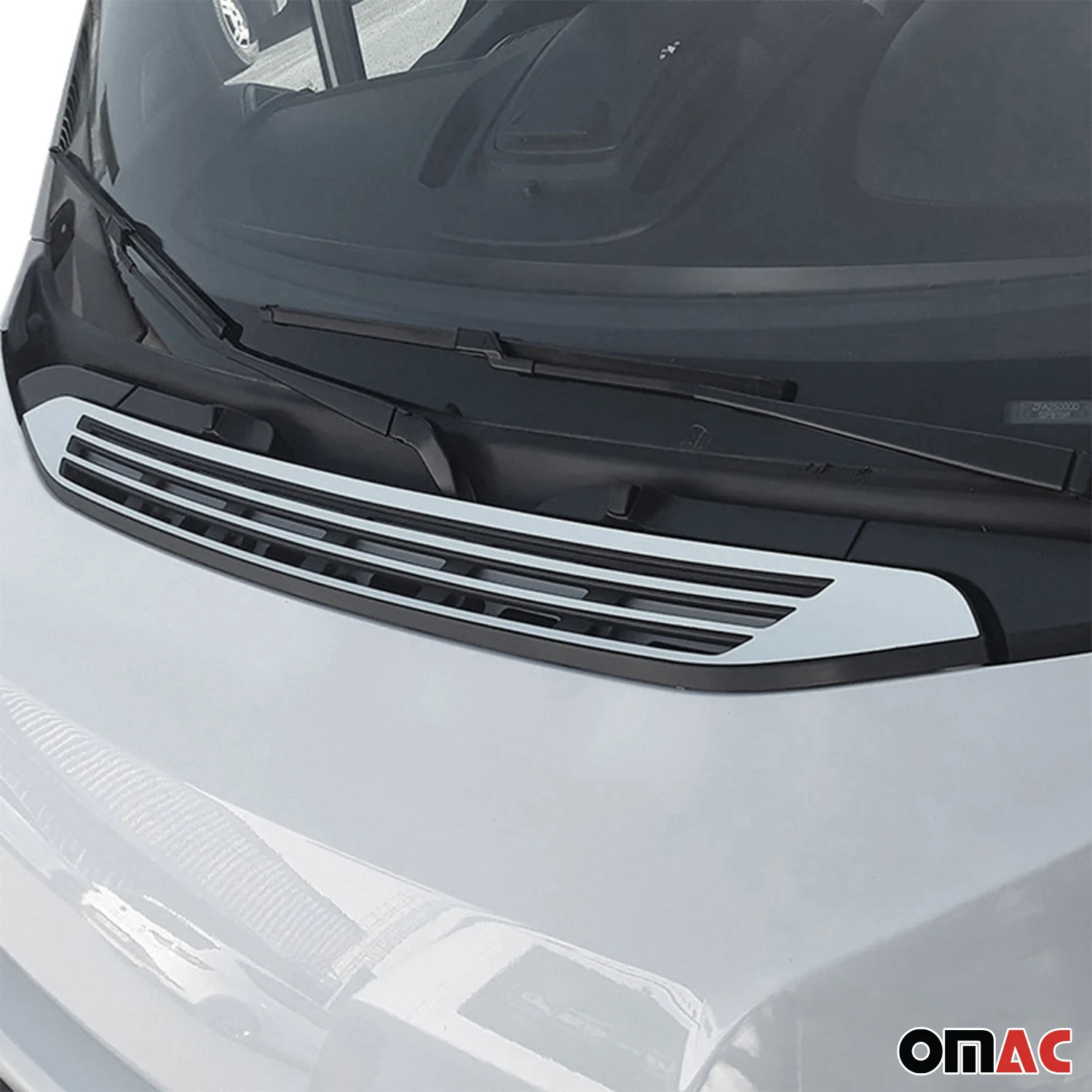 2014-2026 RAM ProMaster Front Bumper Grill Trim Molding Stainless Steel Silver 1 Pc - Image 2