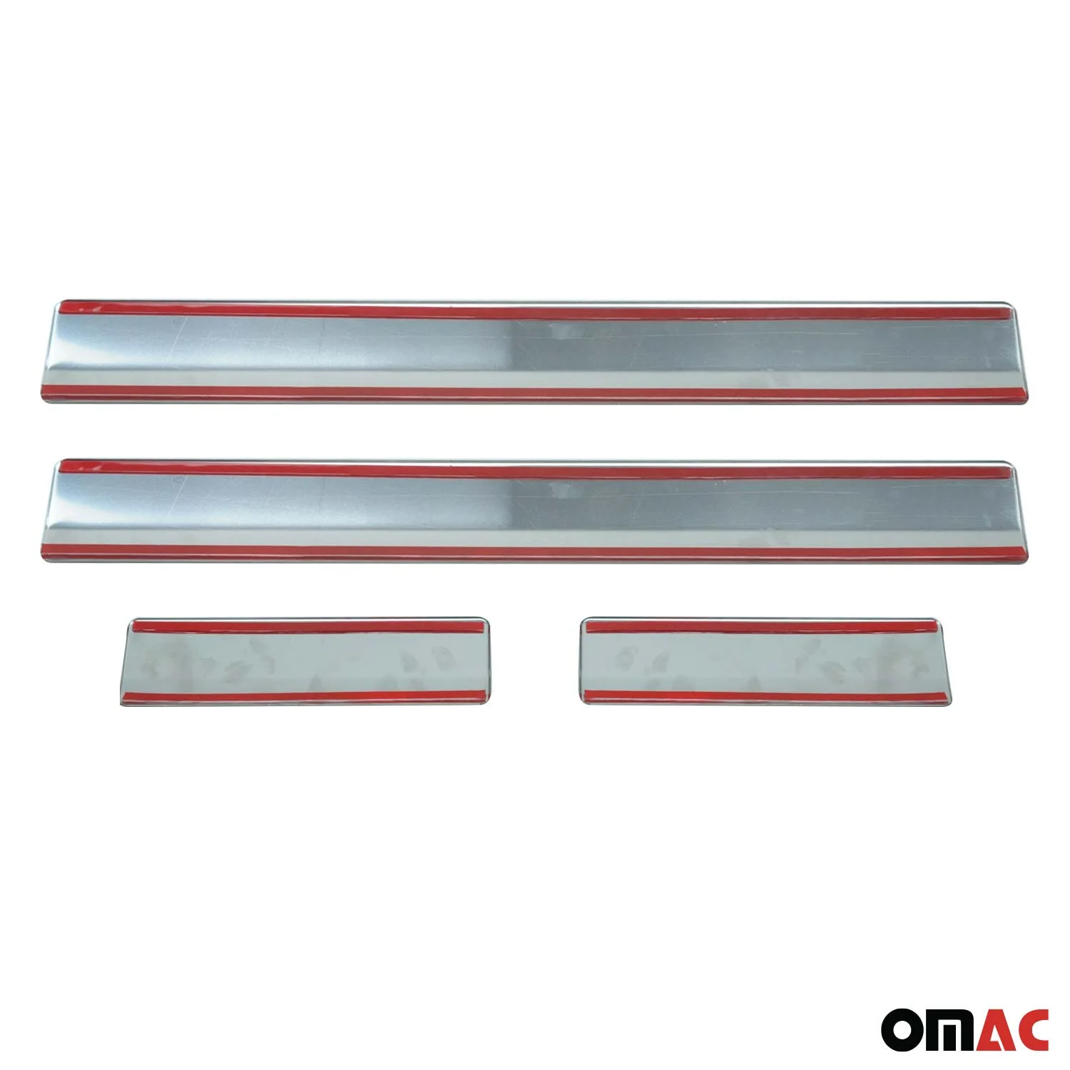 2005-2021 Nissan Frontier Door Sill Scuff Plate Scratch Protector Stainless Steel 4Pcs - Image 3