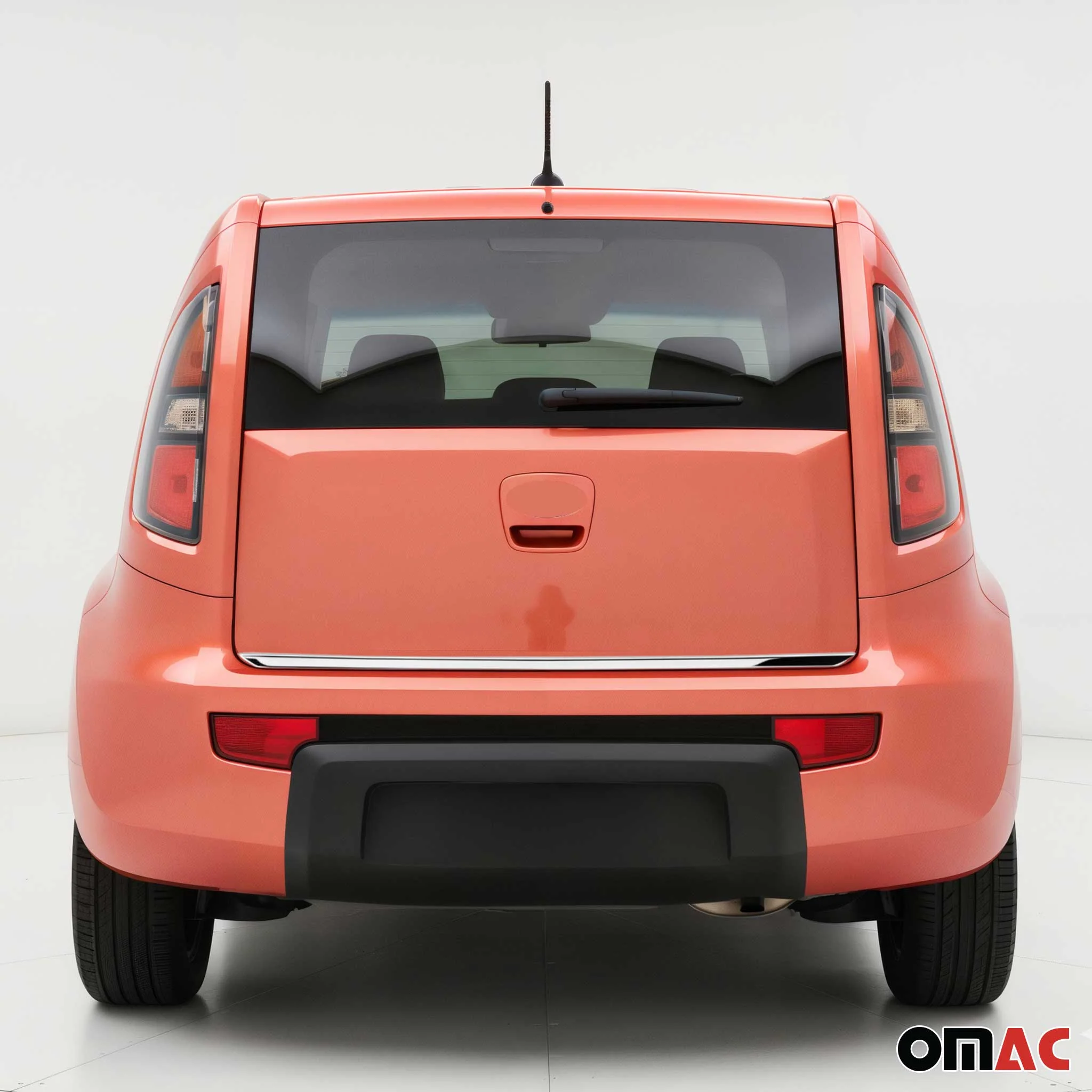 2010-2013 Kia Soul Rear Trunk Molding Trim Stainless Steel Silver - Image 2