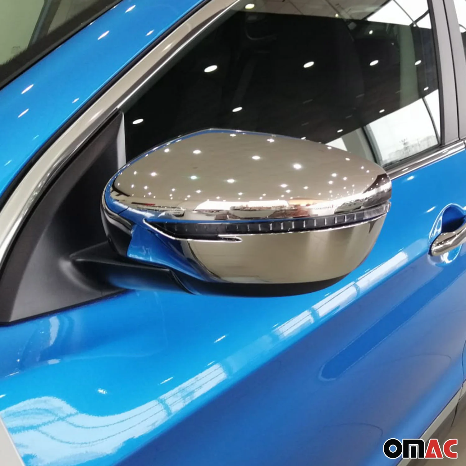 2015-2017 Nissan Juke Side Mirror Cover Caps Chrome Silver 2 Pcs - Image 6