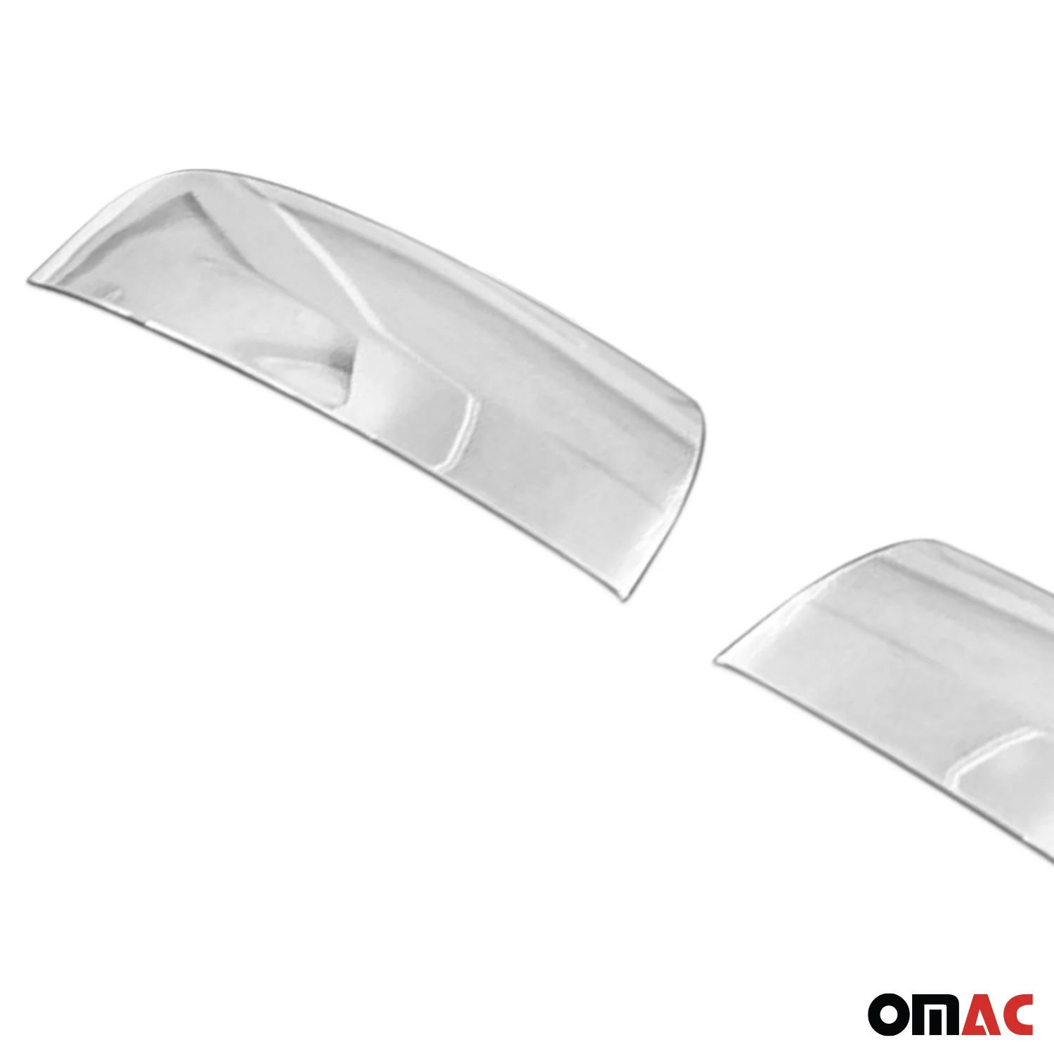 2018-2020 Fiat 500L Rear Trunk Molding Trim Stainless Steel Silver 2 Pcs - Image 7