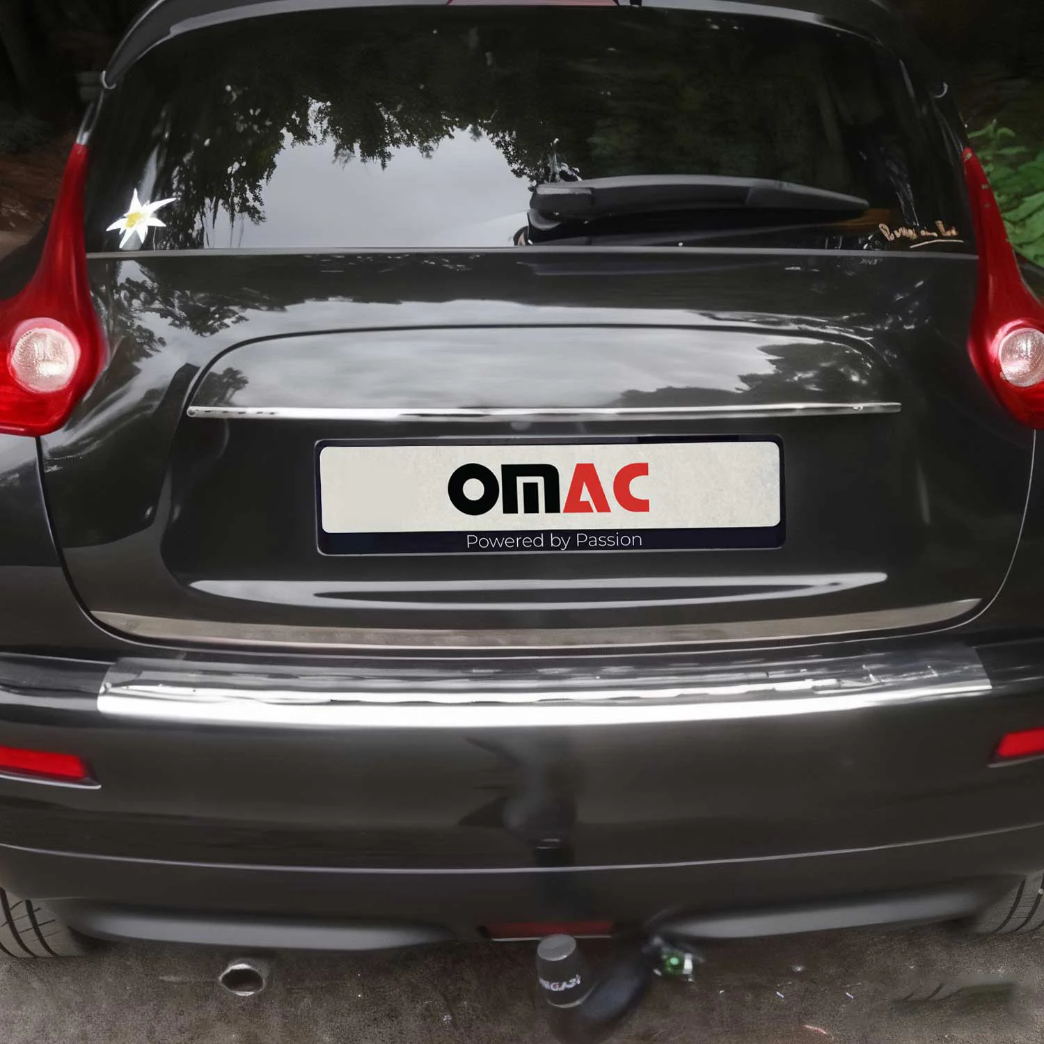 2011-2014 Nissan Juke Rear Bumper Guard Stainless Steel Glossy