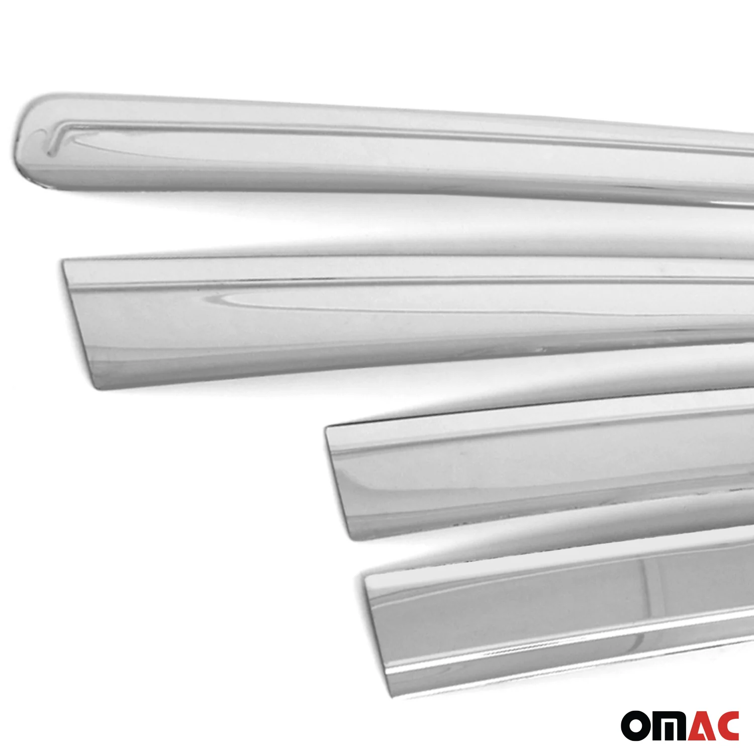 2019-2023 Ford Ranger Side Door Molding Trim Skirt Garnish Stainless Steel Silver 4Pcs - Image 7