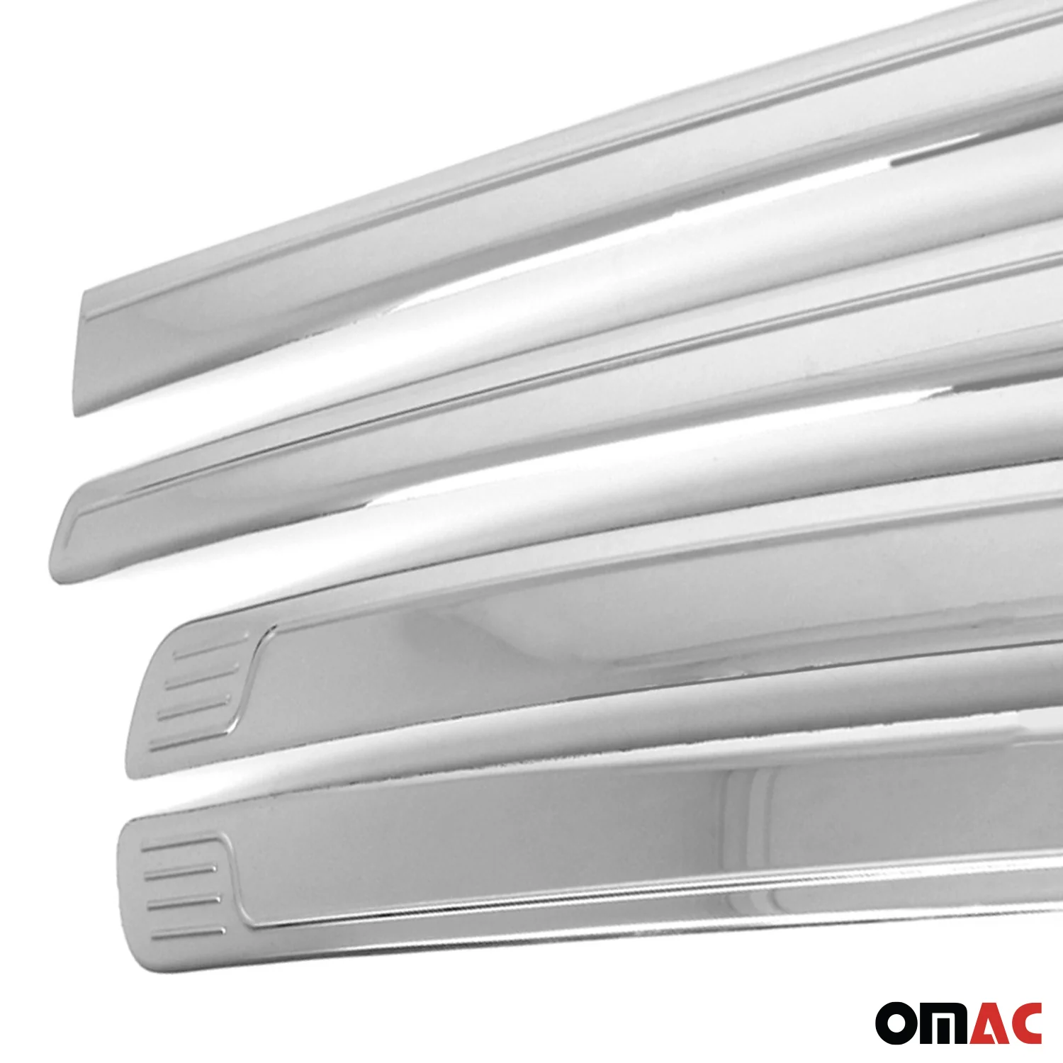 2019-2023 Ford Ranger Side Door Molding Trim Skirt Garnish Stainless Steel Silver 4Pcs - Image 8