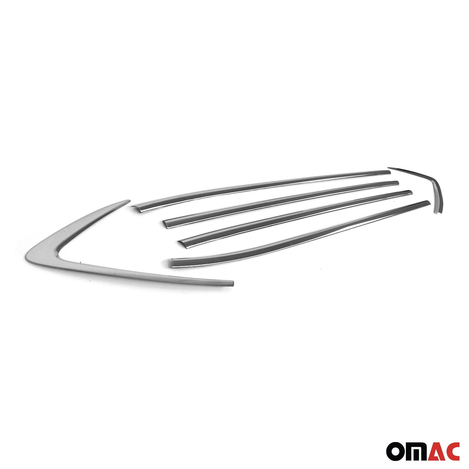 2016-2021 Hyundai Tucson Window Molding Trim Streamer Stainless Steel Silver 6 Pcs - Image 8