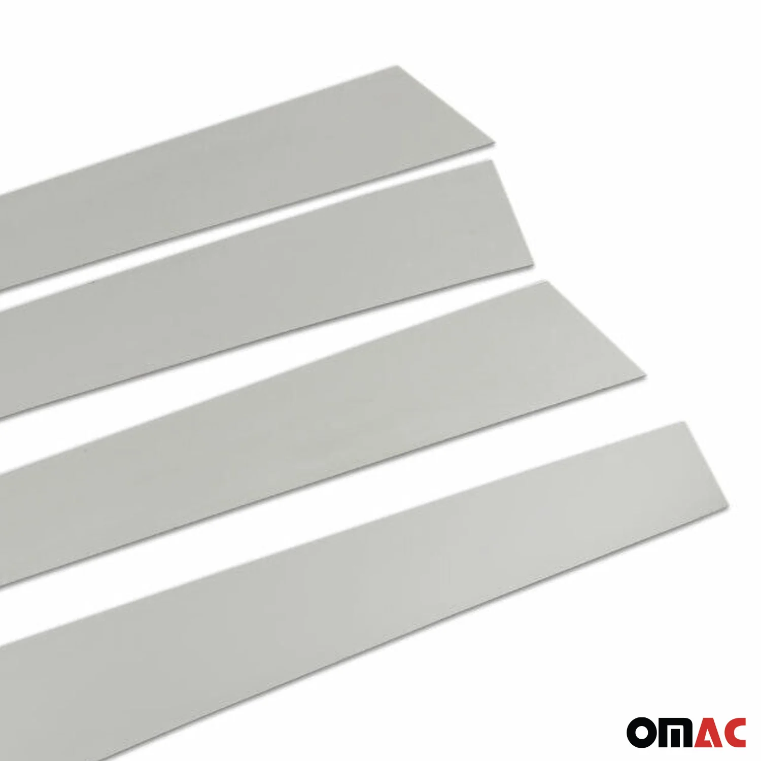 2015-2021 VW Golf Mk7 Window B Pillar Posts Door Trim Cover Stainless Steel Silver 4x - Image 7