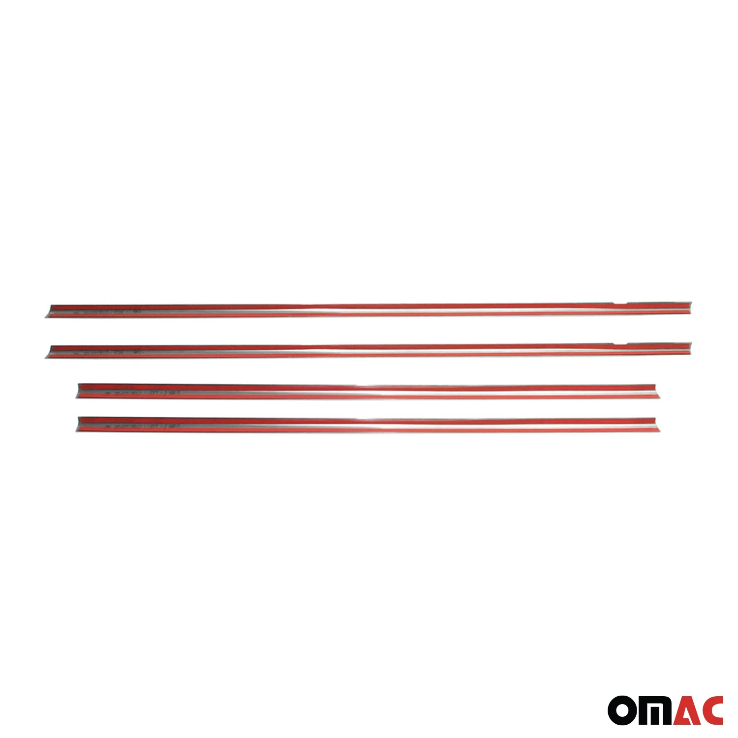 2013-2020 Toyota Yaris Window Molding Trim Streamer Stainless Steel Silver 4 Pcs - Image 5