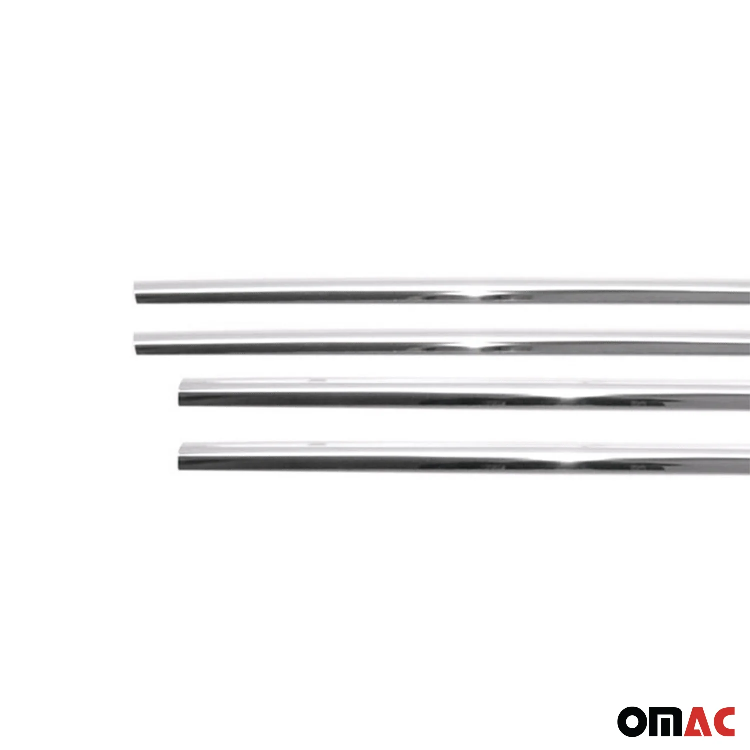 2013-2020 Toyota Yaris Window Molding Trim Streamer Stainless Steel Silver 4 Pcs - Image 8