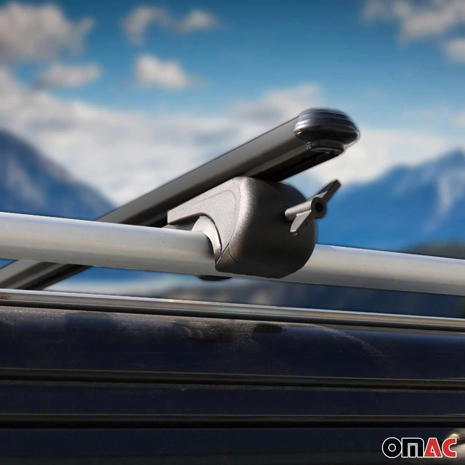 2007-2009 Dodge Durango Roof Rack Cross Bars Black - Image 9