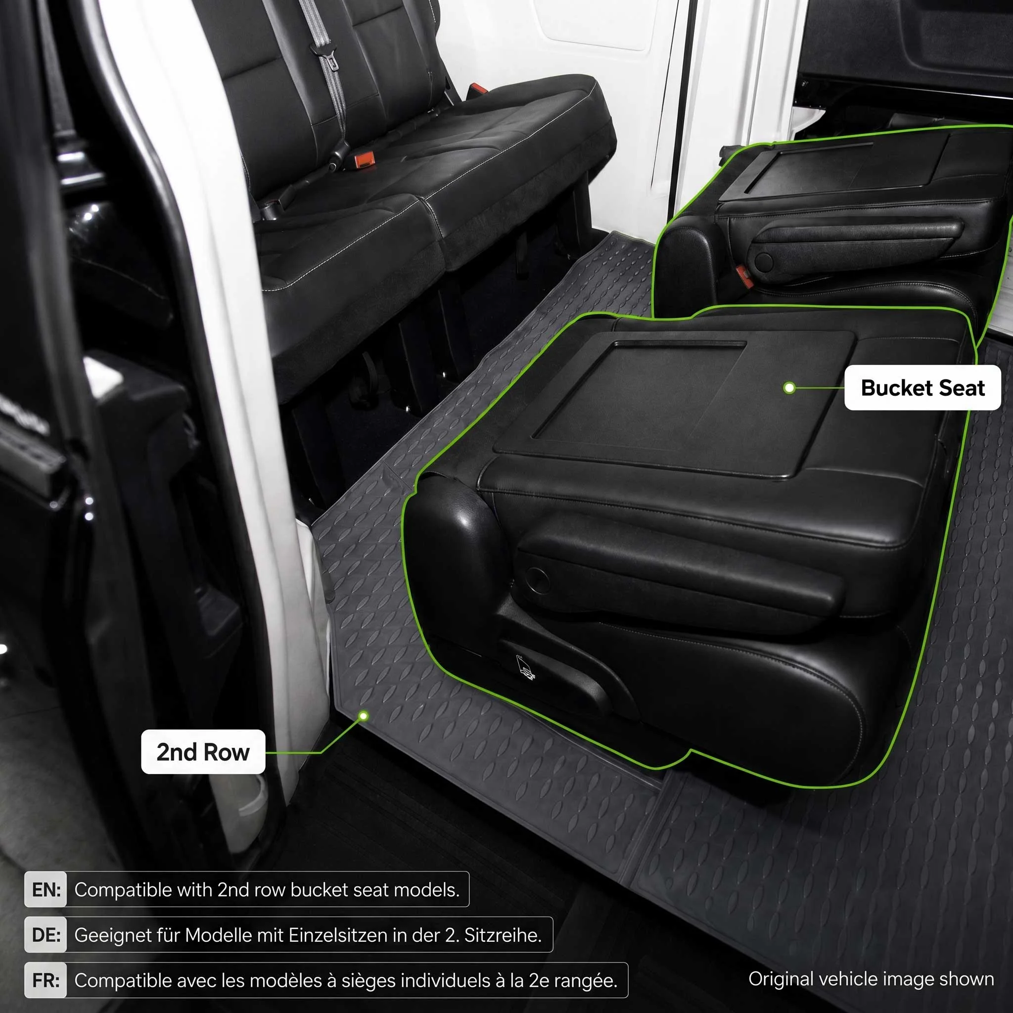 2008-2016 Chrysler Town & Country Custom Floor Mats & Cargo Liner Black 5x - Image 4
