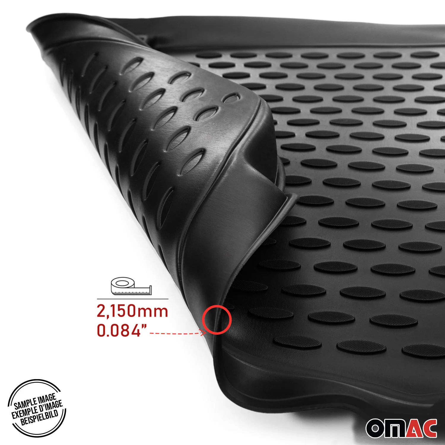 2008-2016 Chrysler Town & Country Custom Floor Mats & Cargo Liner Black 5x - Image 7